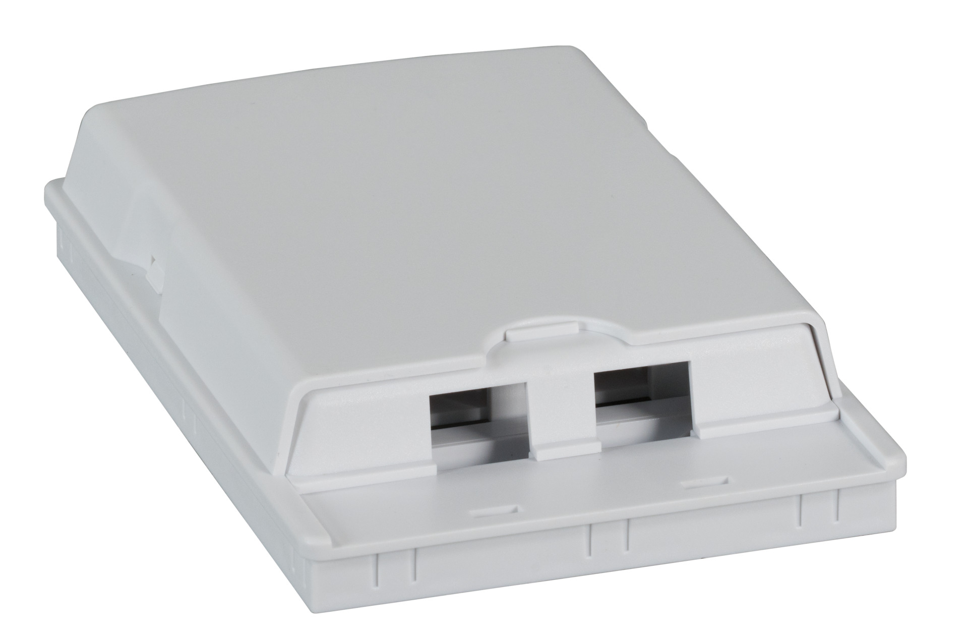 FTTH Indoor Connectionbox for 2fiber, 2adapter, connector protection