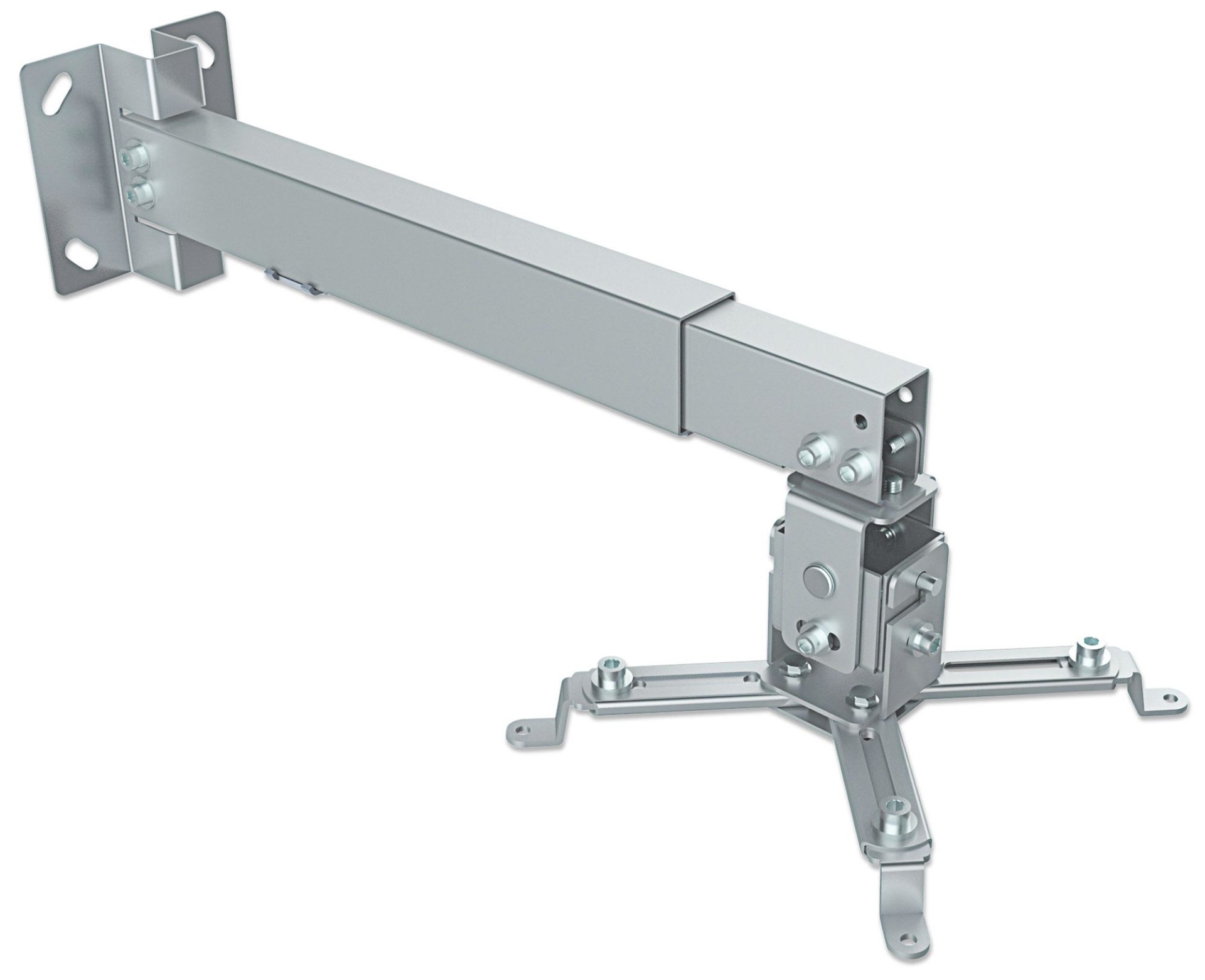 Wall-/Ceiling Support for projectors, extendable 43-65cm