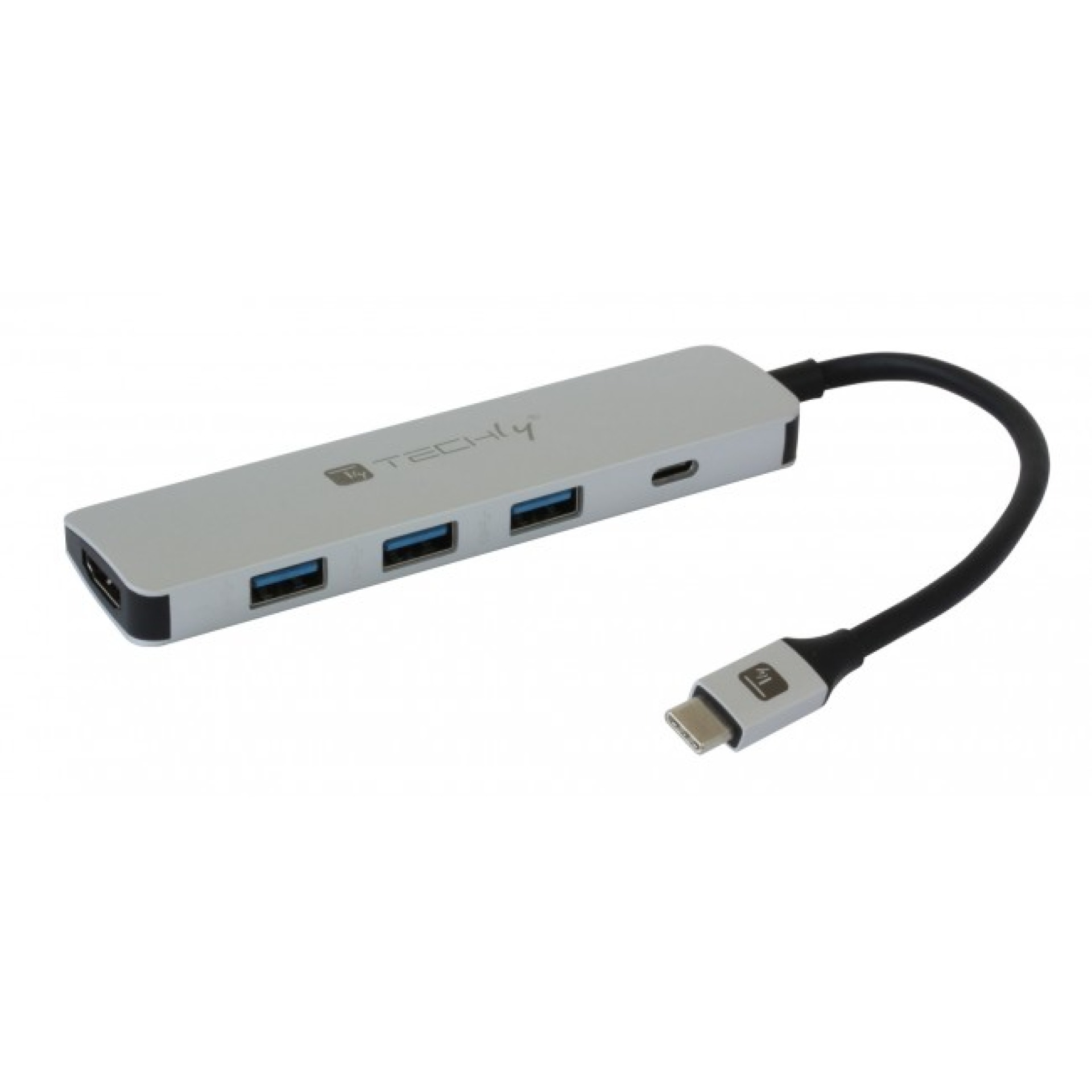 USB 3.1 Converter Type-C to 3x USB3.0, 1x HDMI 4K @ 30Hz, 1x Type-C PD
