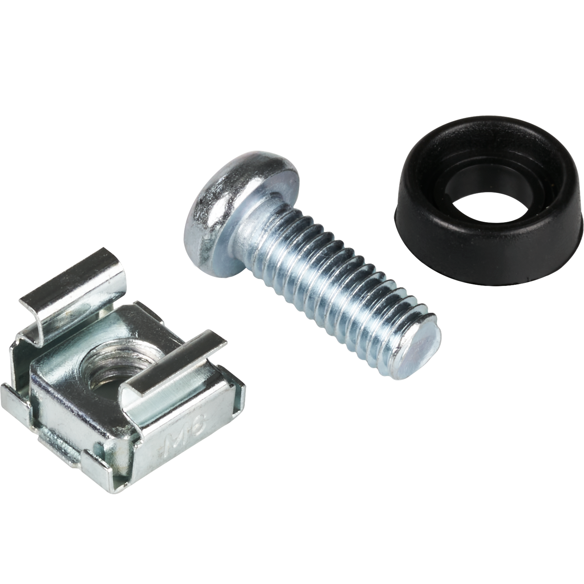 Cage Nut Set M6, complete