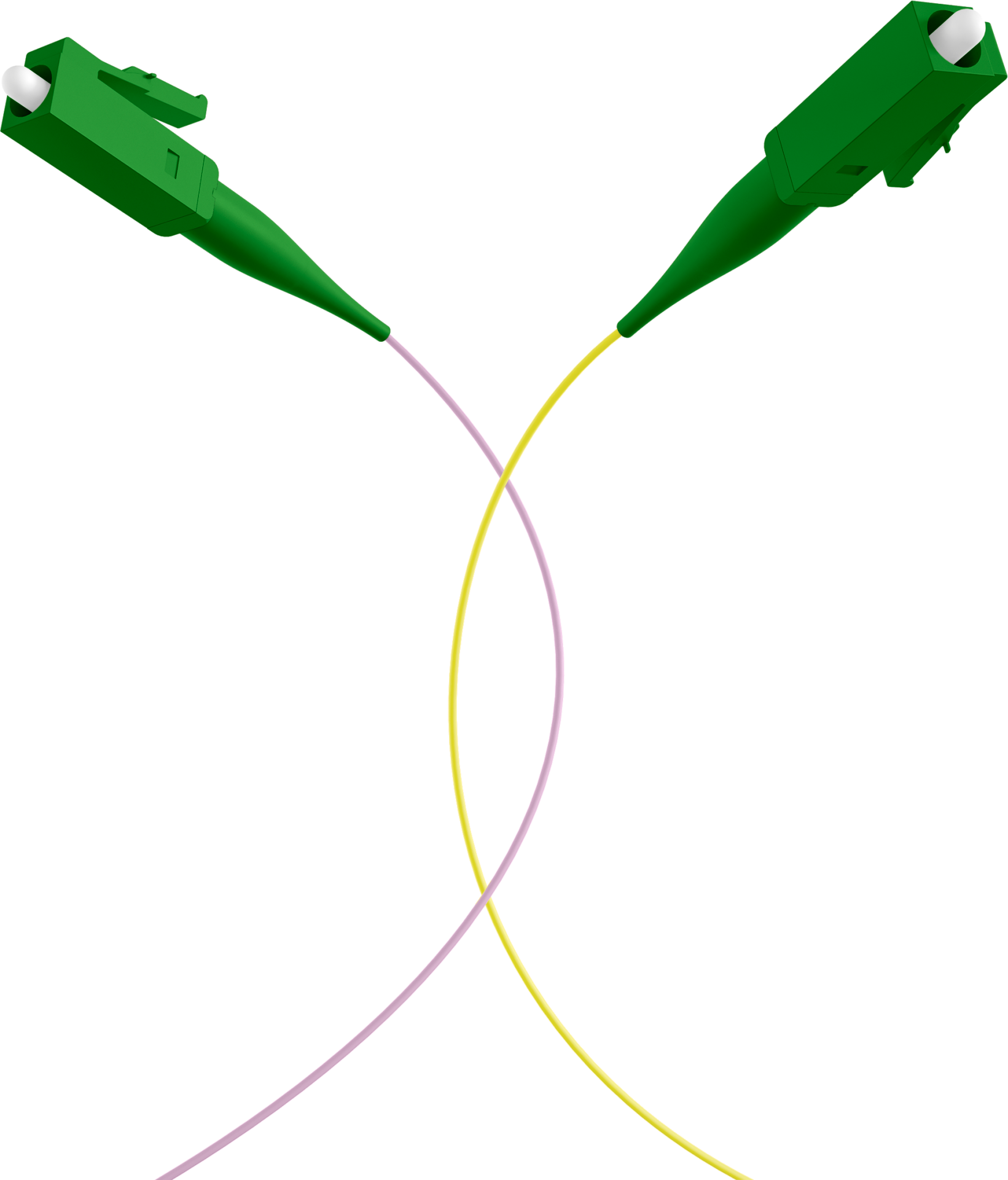 Fiber Pigtail LC/APC OS2 G652D-colored set 2m - 12 pieces