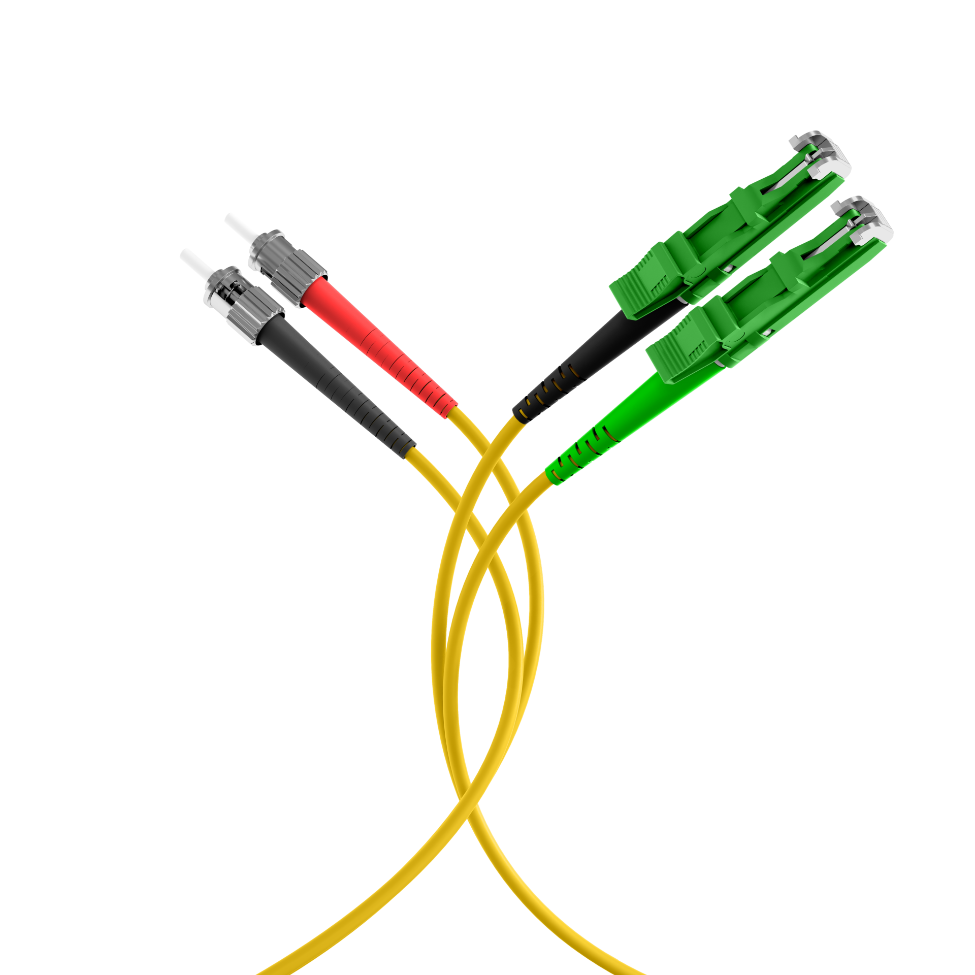Duplex Patchcable ST-E2000®/APC, 9/125µ, OS2