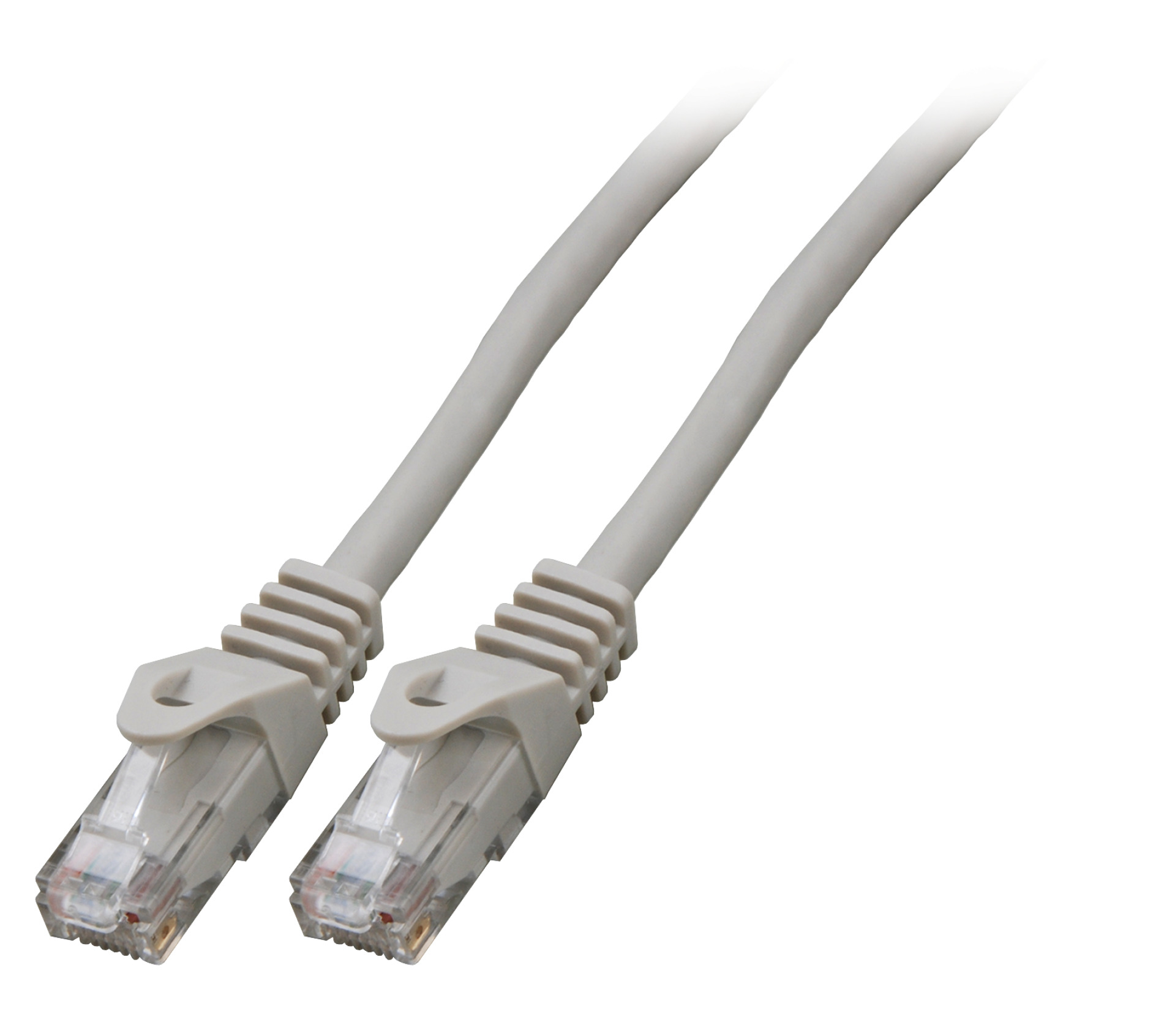 RJ45 Patch cable U/UTP, Cat.6, LSZH, CCA, 1m, grey