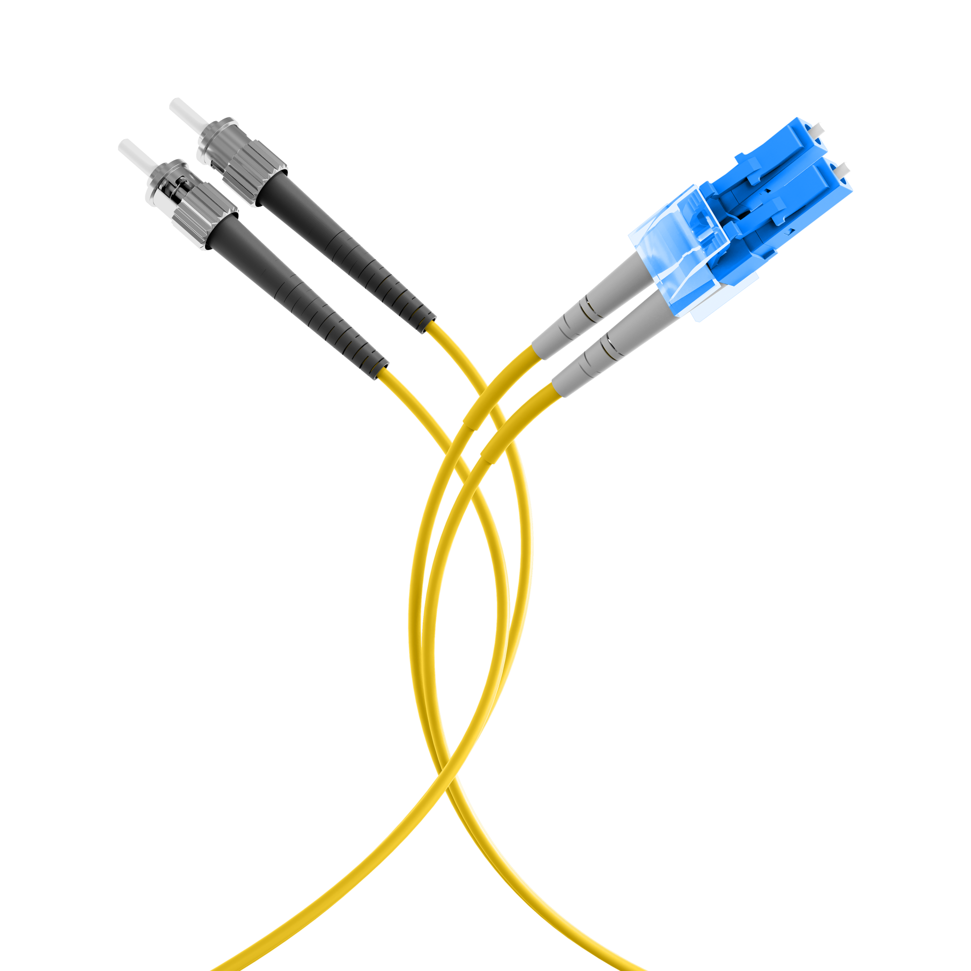 Mode Conditioning cable ST Duplex onto LC 62,5/125µ + LC 9/125µ,3m