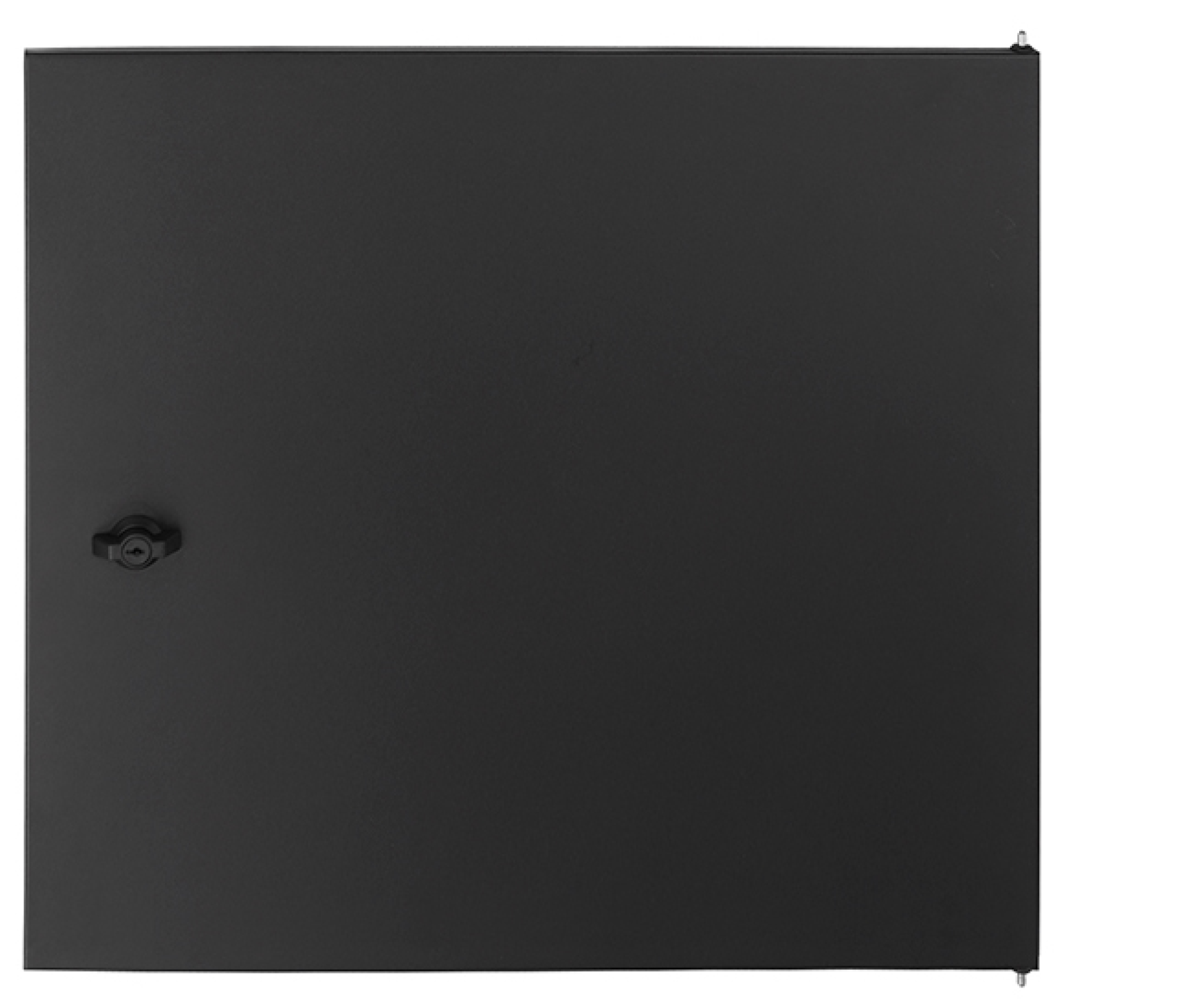 Wall X-Rack Steel door 12U Black RAL9005