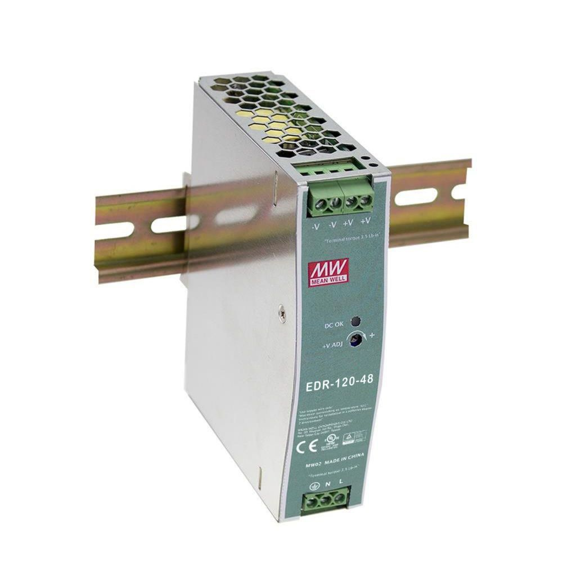 Industrial Power Supply with metal housing 48V, 75 - 480W