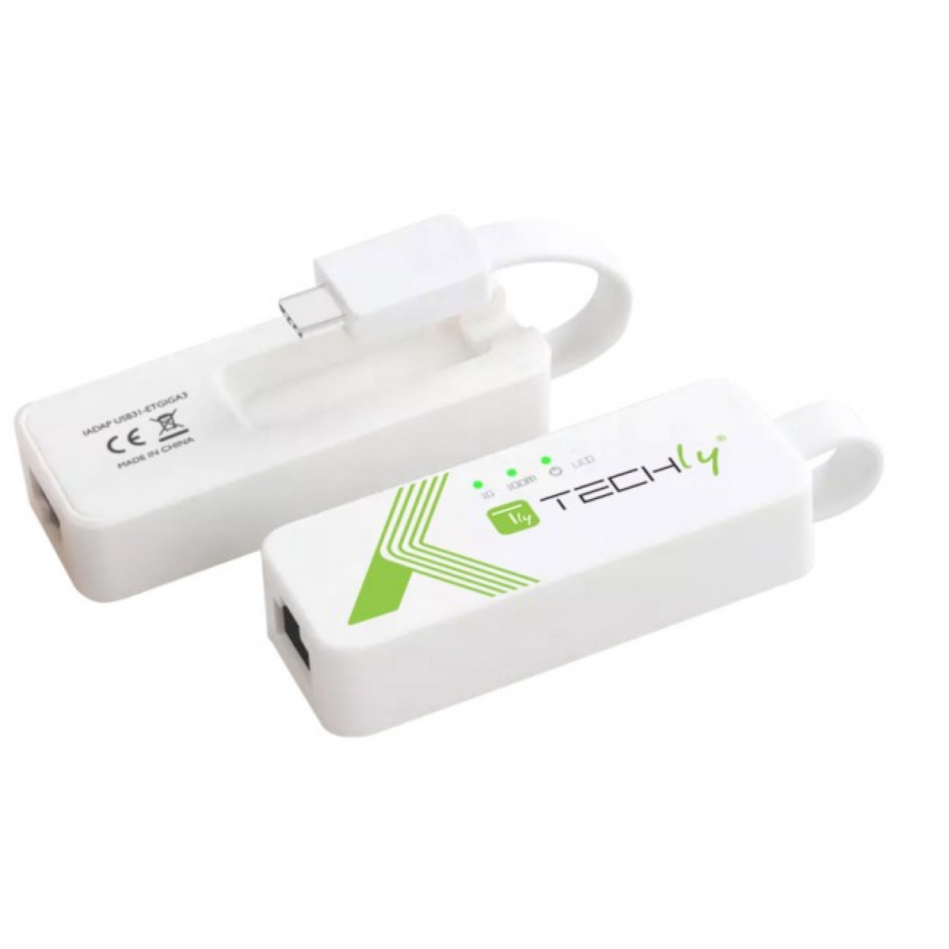 USB 3.1 Type C RJ45 10/100/1000 Adapter, white