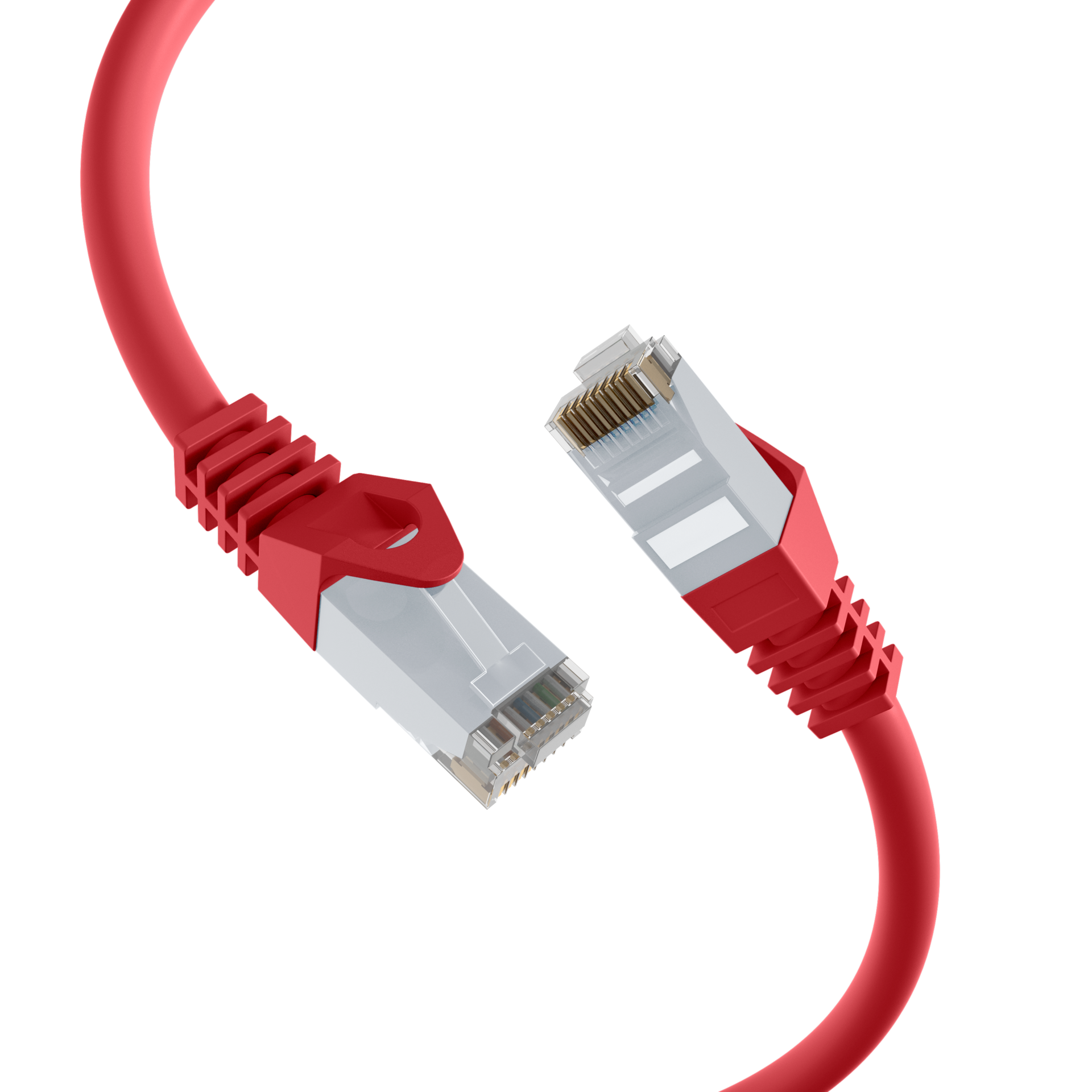 RJ45 Patch Cord Cat.6 U/UTP LSZH CCA red 0,5m