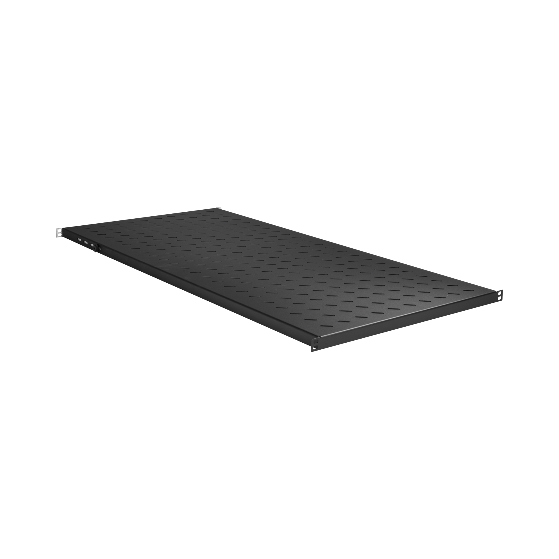 19" 0.5U Shelf, Fixed, MD 950..1050 mm, Max. Load 70 kg, CD 1200, RAL9005