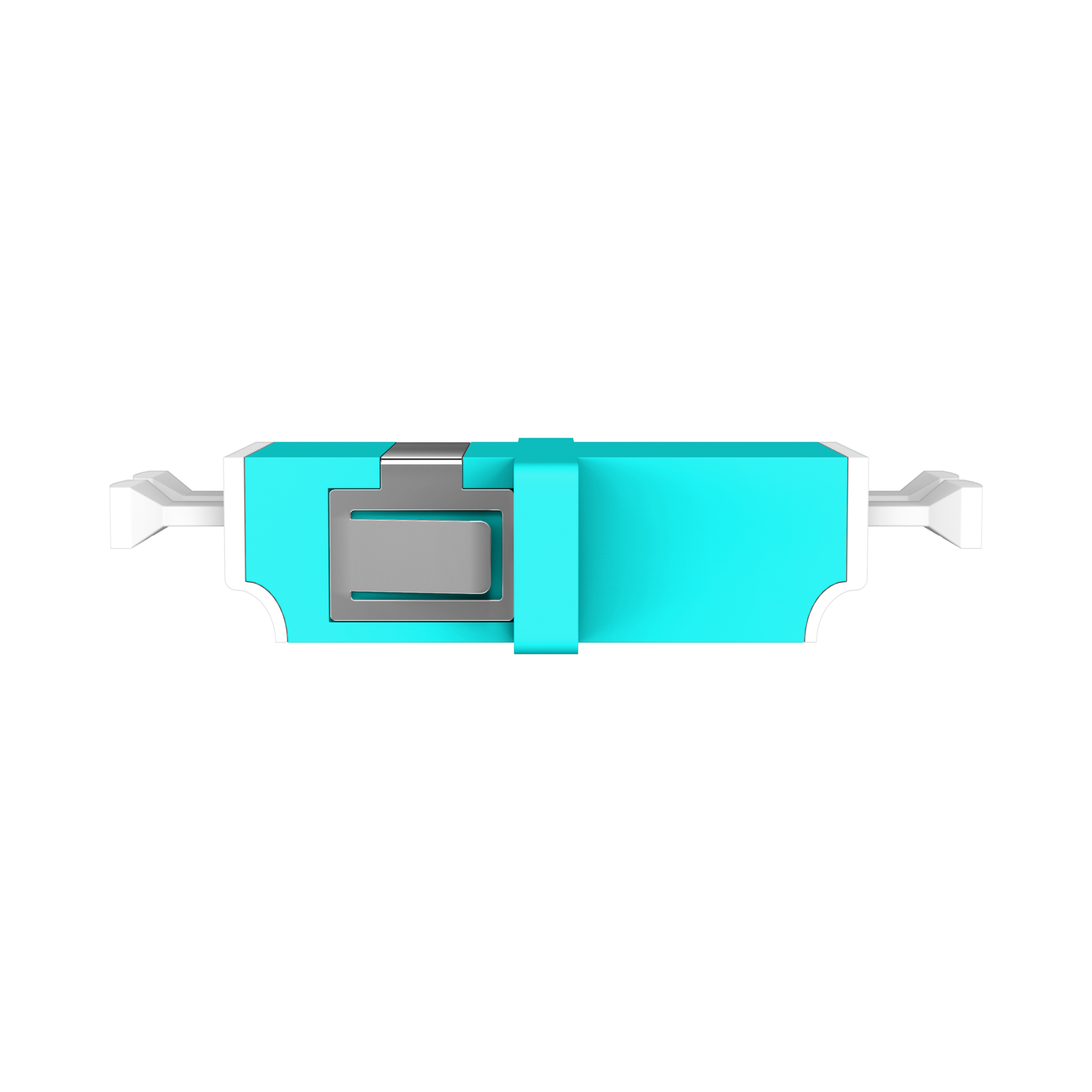 Adapter  LC Duplex OM3 aqua 
