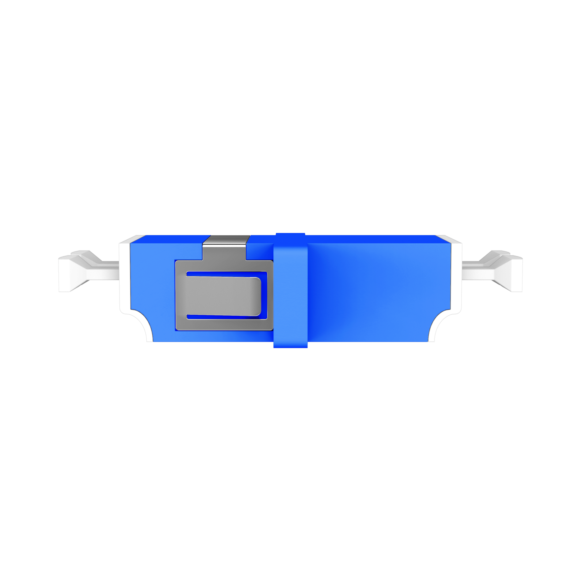 Adapter  LC Duplex OS2 blue 
