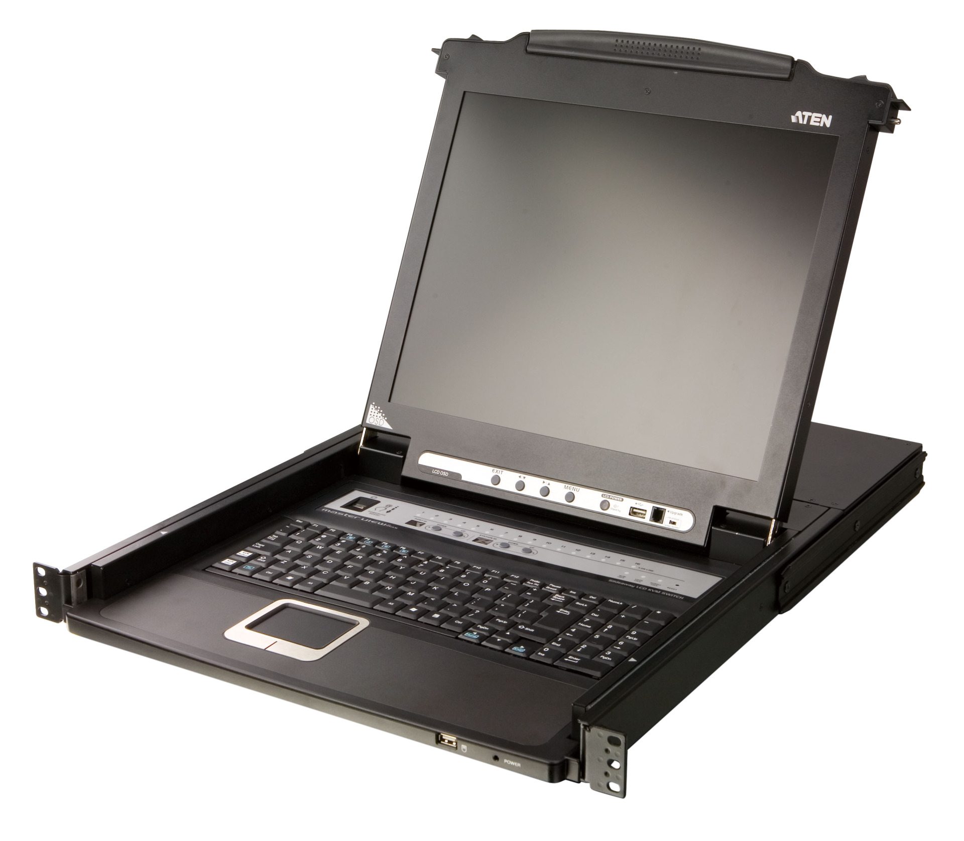 8-Port KVM Switch PS2 + Console 19"/1U with 17"LCD