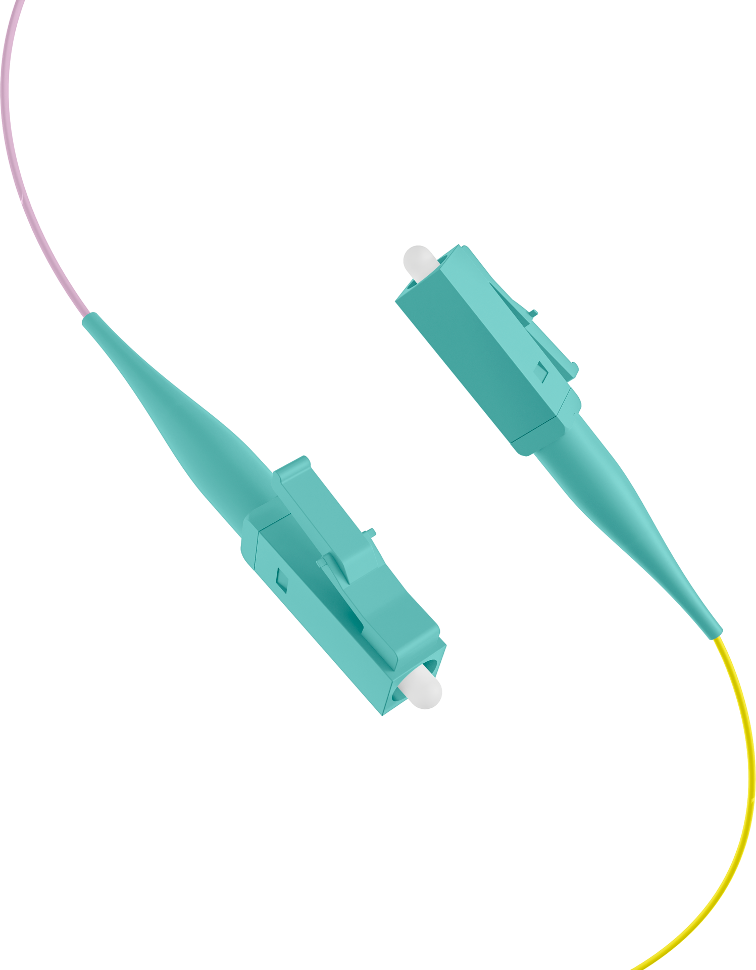 Fiber Pigtail LC OM3 -colored set 2m - 12 pieces