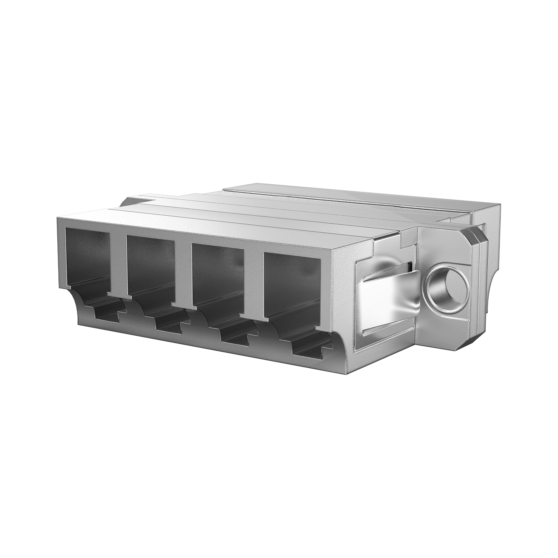 Adapter  LC Quad OS2 metal housing 
