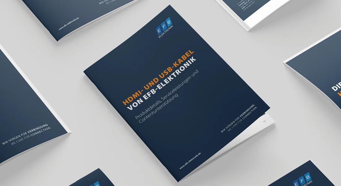 EFB-Elektronik Product Brochure HDMI and USB Cables - Product Details and Services