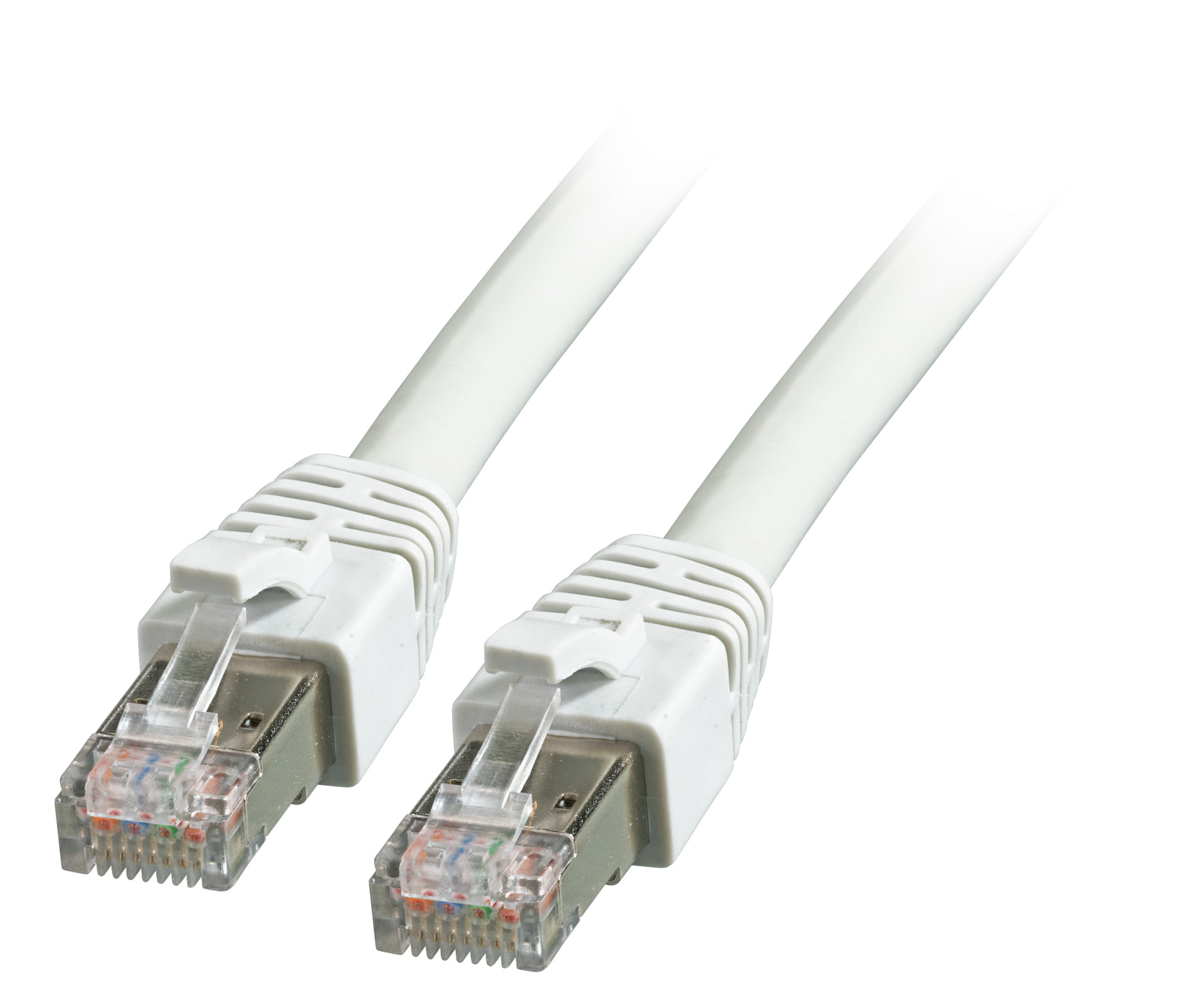 RJ45 Patch cable S/FTP, Cat.8.1, BC, LSZH, 0,5m, grey