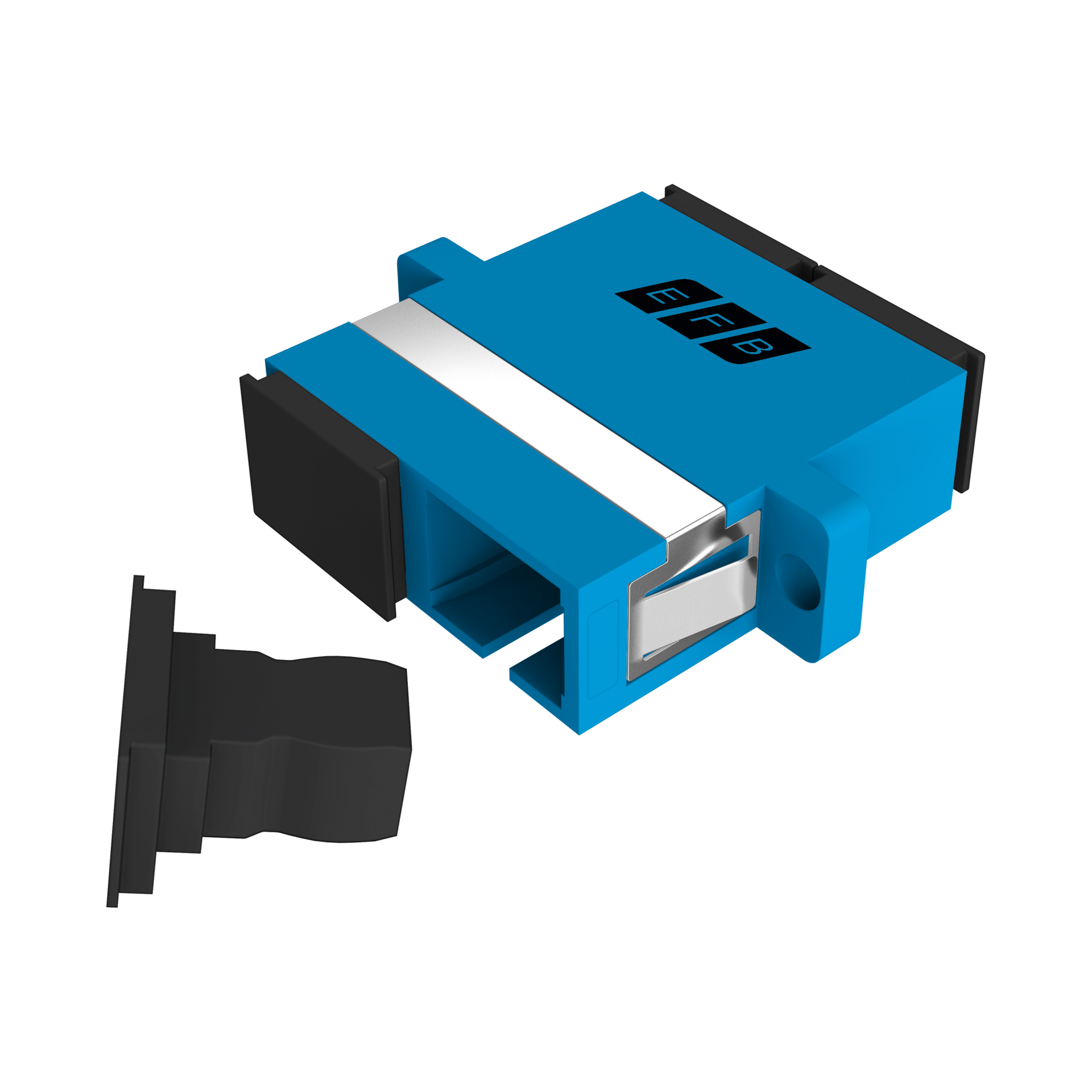 Adapter  SC Duplex OS2 blue
