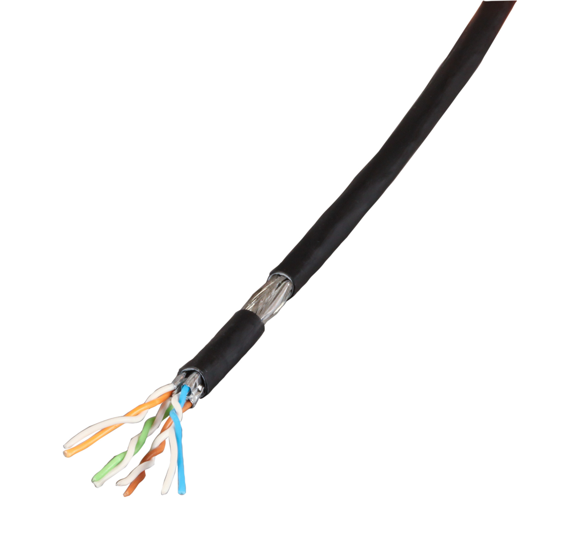 Patch cable Cat.7 PiMF UC900MHz SS27 4P, FRNC-B, grey