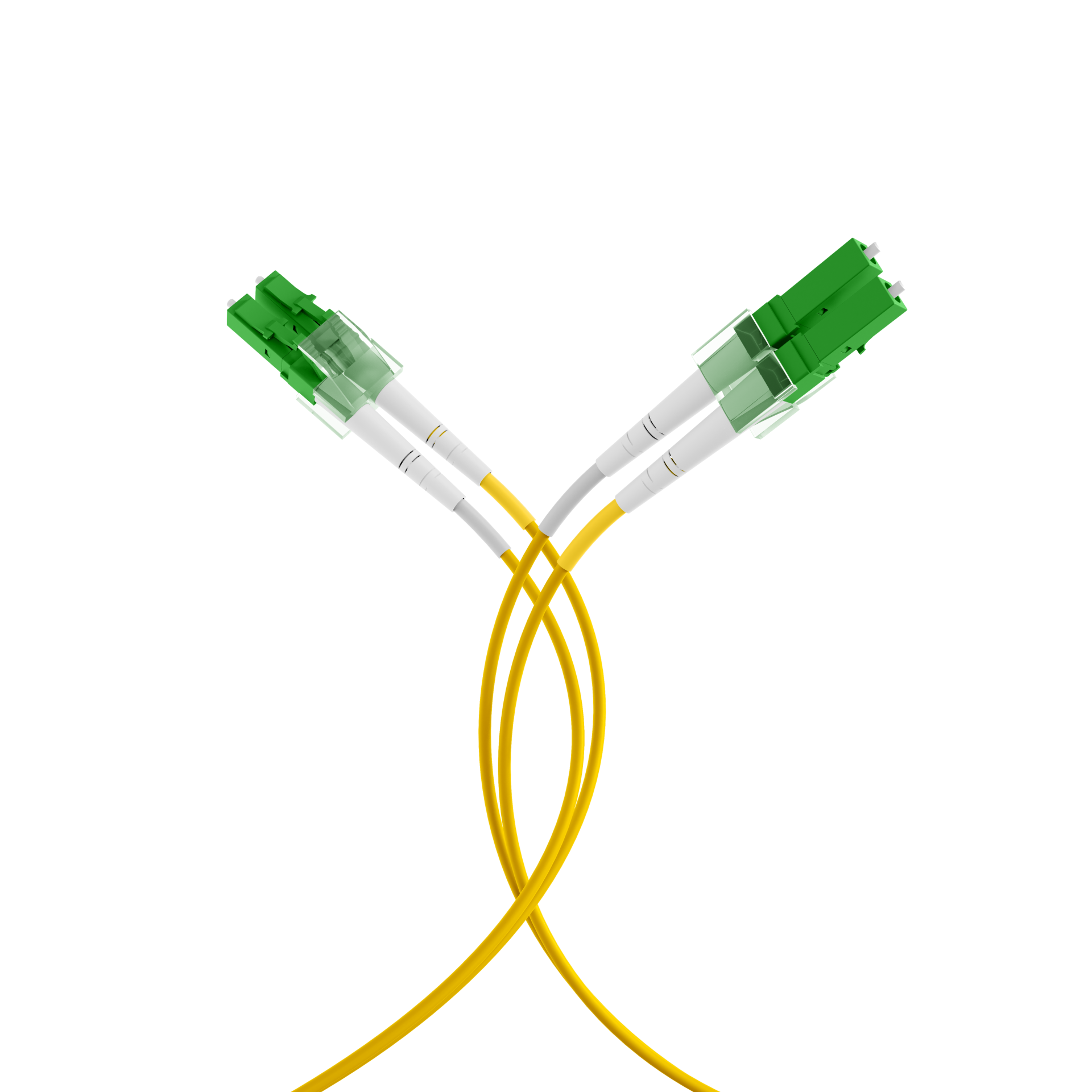 Duplex Patchcable LC/APC-LC/APC OS2 G652D 10m LSZH 2mm yellow