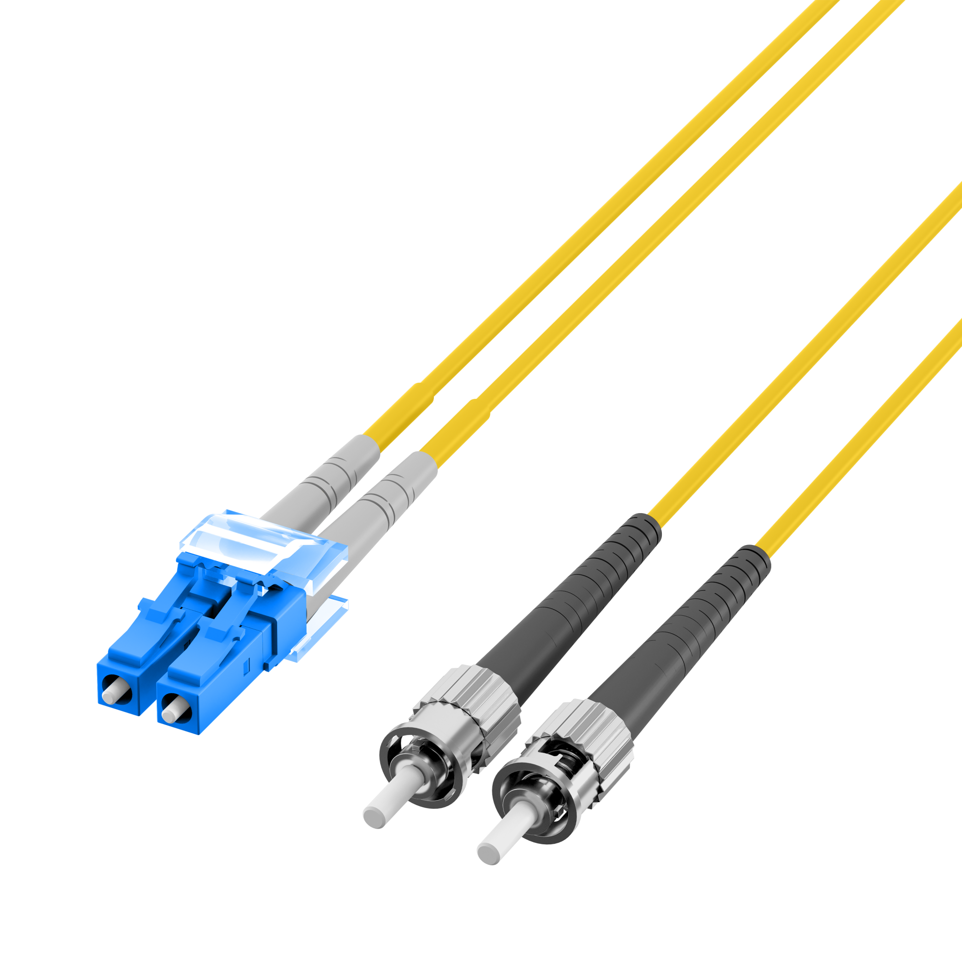 Mode Conditioning cable ST Duplex onto LC 62,5/125µ + LC 9/125µ,3m