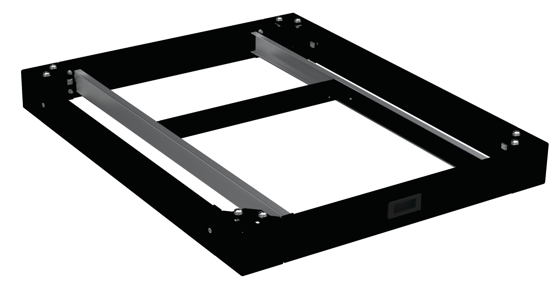 Plinth for PRO 800x1000 mm, incl. Tilt Protection, RAL9005