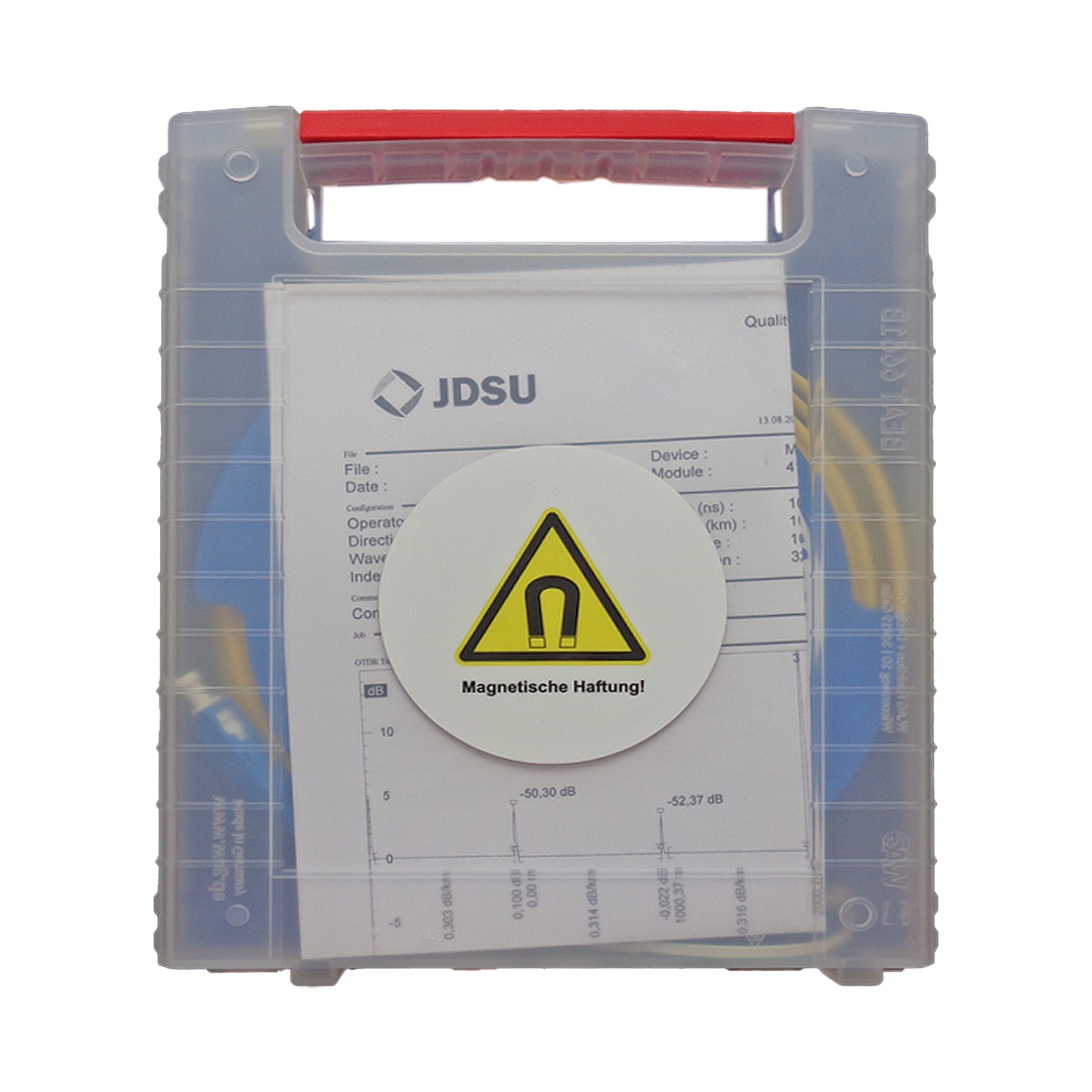 OTDR Launch Fiber Box OS2 SC/APC-SC/APC 1000m