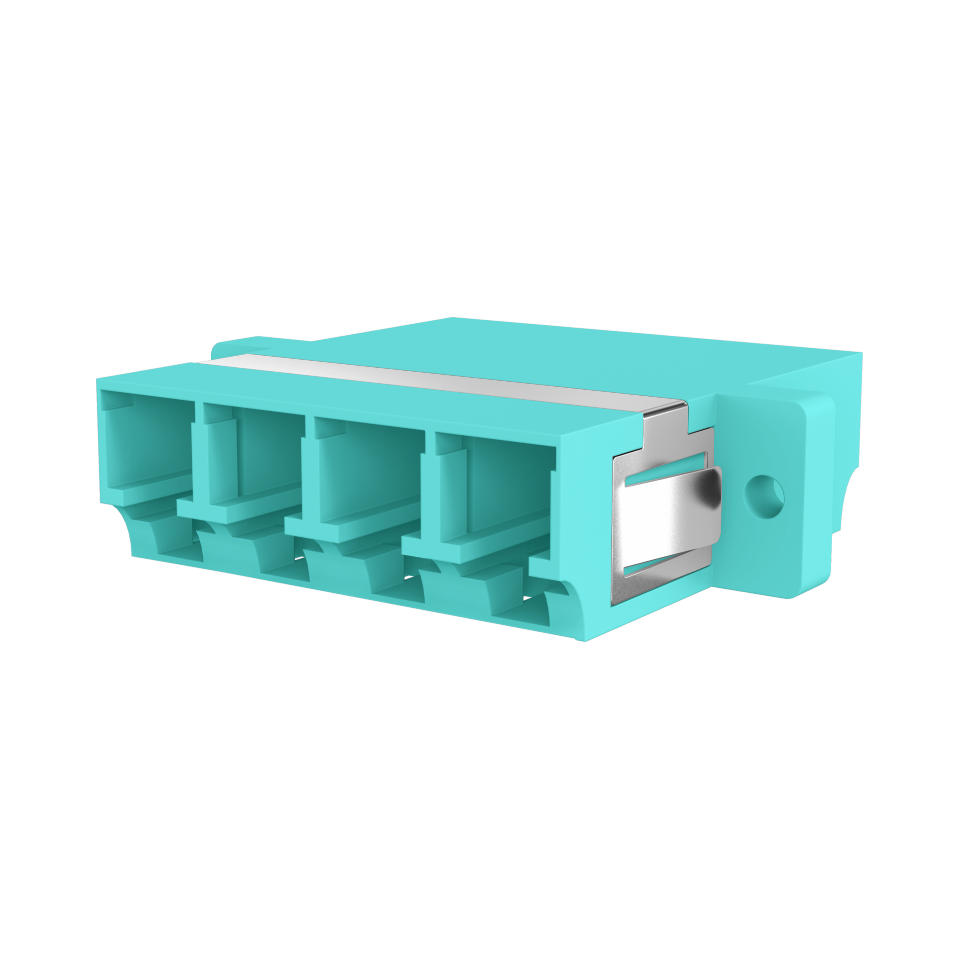 Adapter  LC Quad OM3 aqua 