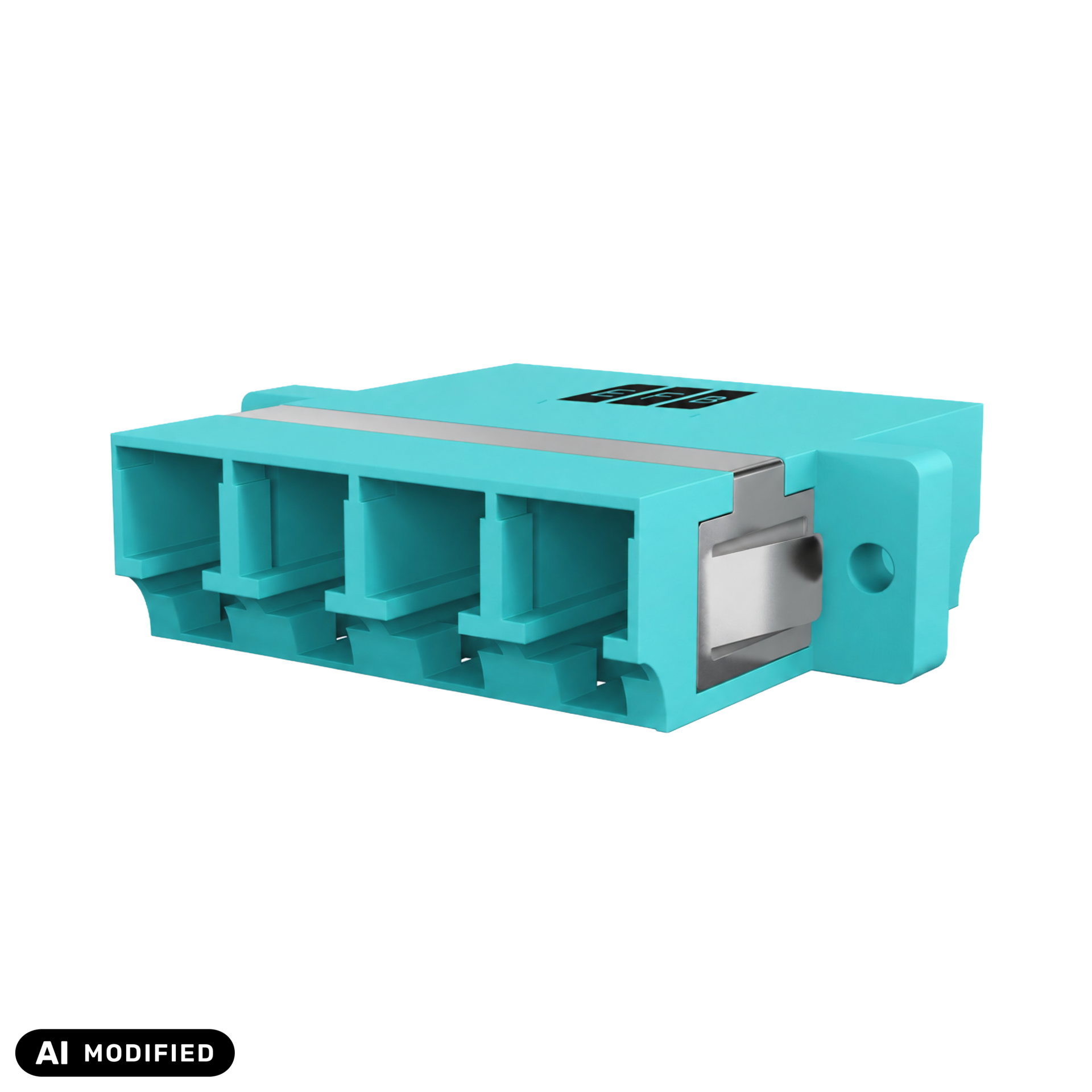 Adapter  LC Quad OM3 aqua