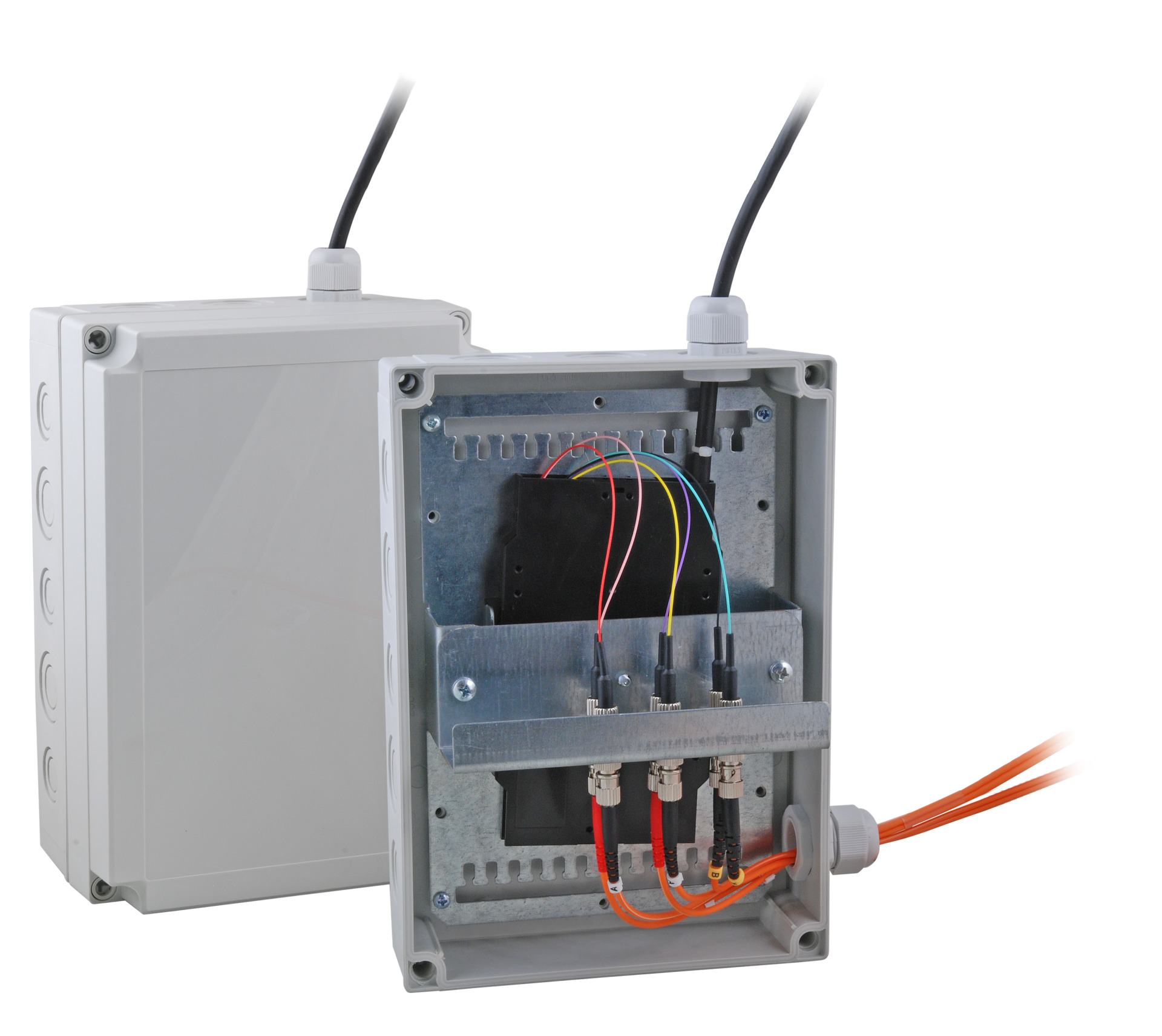 Splice box housing IP66, grey