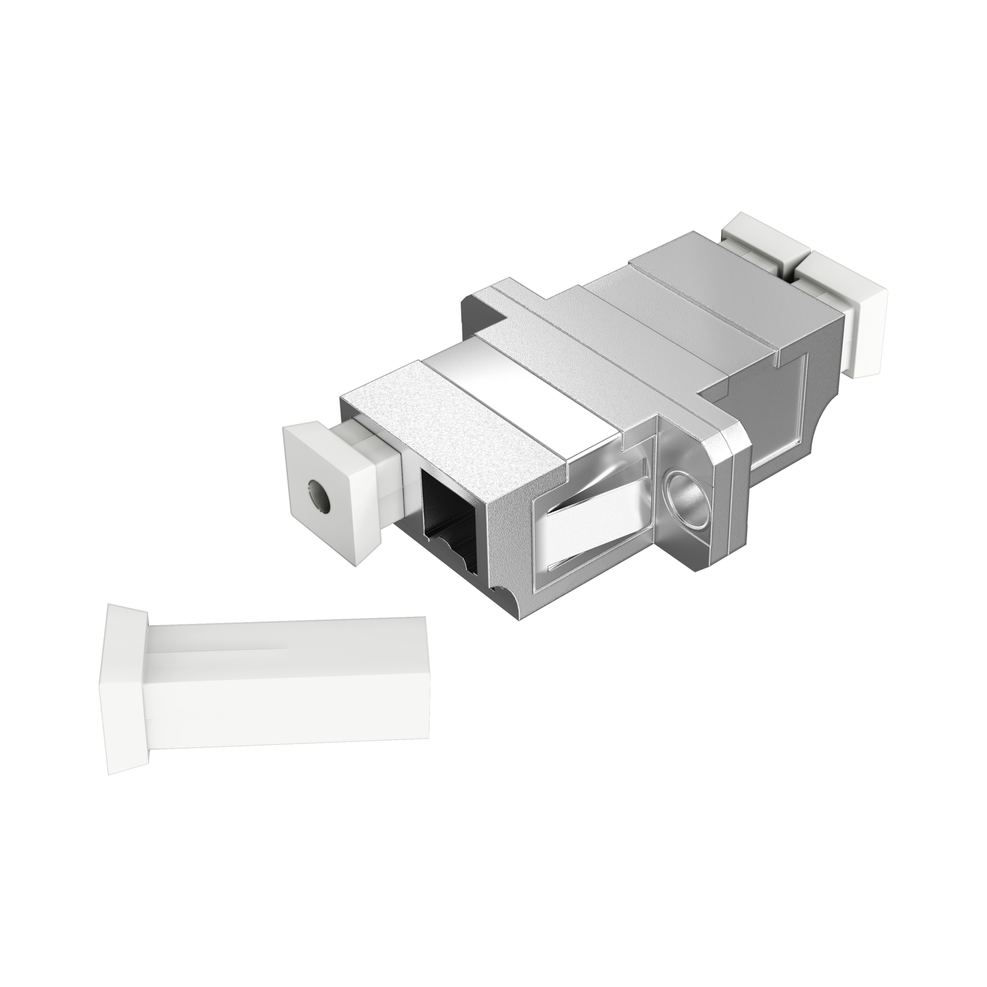 Adapter  LC Duplex OS2 metal housing 