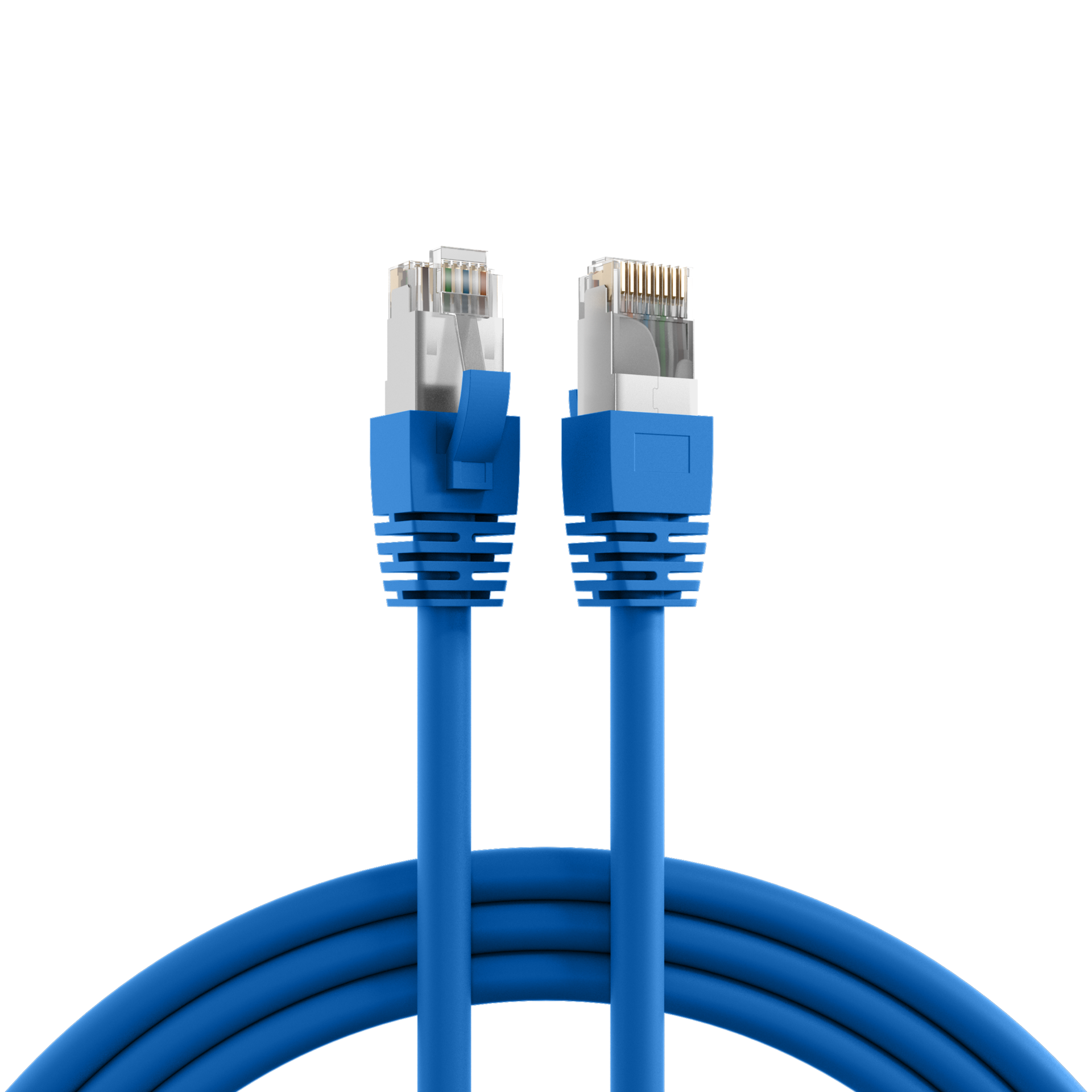 RJ45 Patch Cord Cat.8.1 S/FTP LSZH BC blue 7,5m