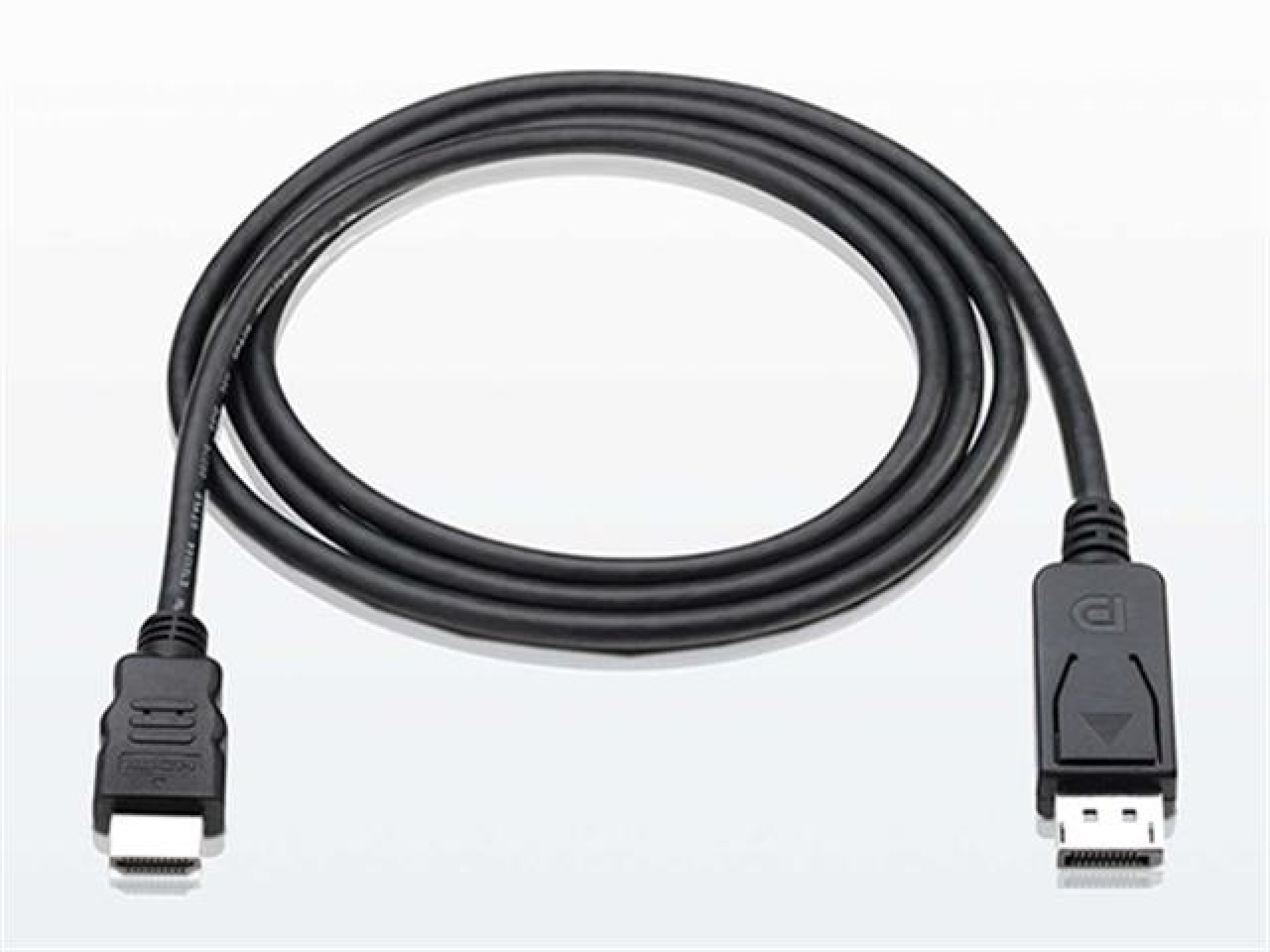 DisplayPort 1.2 to HDMI Connecting cable, black, 3 m