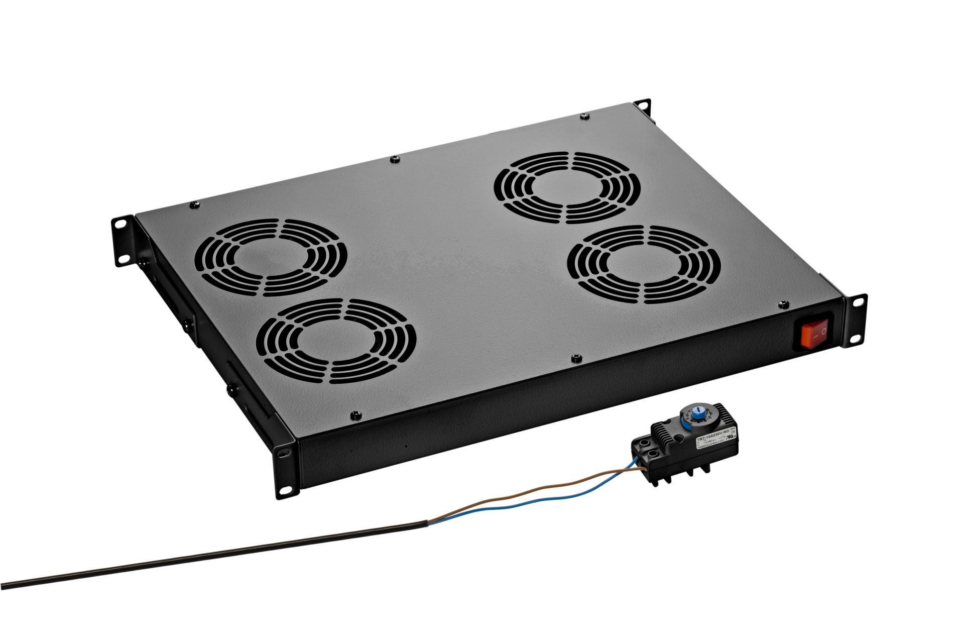 Roof Fan Unit, 4 x Fan, for Network and Server Cabinets