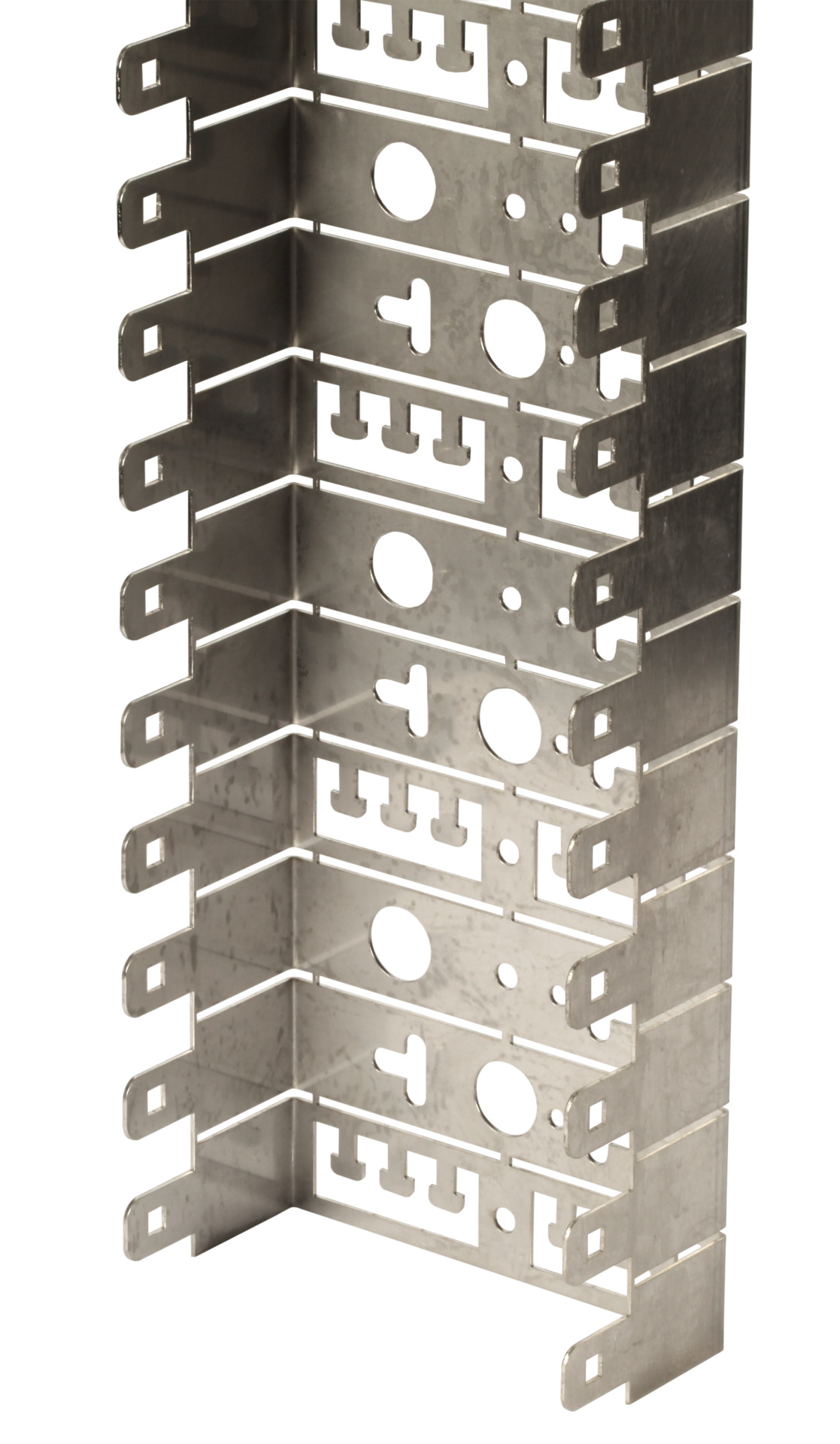 LSA Back Mount Frame, 50 Modules, D=30 mm, P=25 mm, PU 2 pcs.