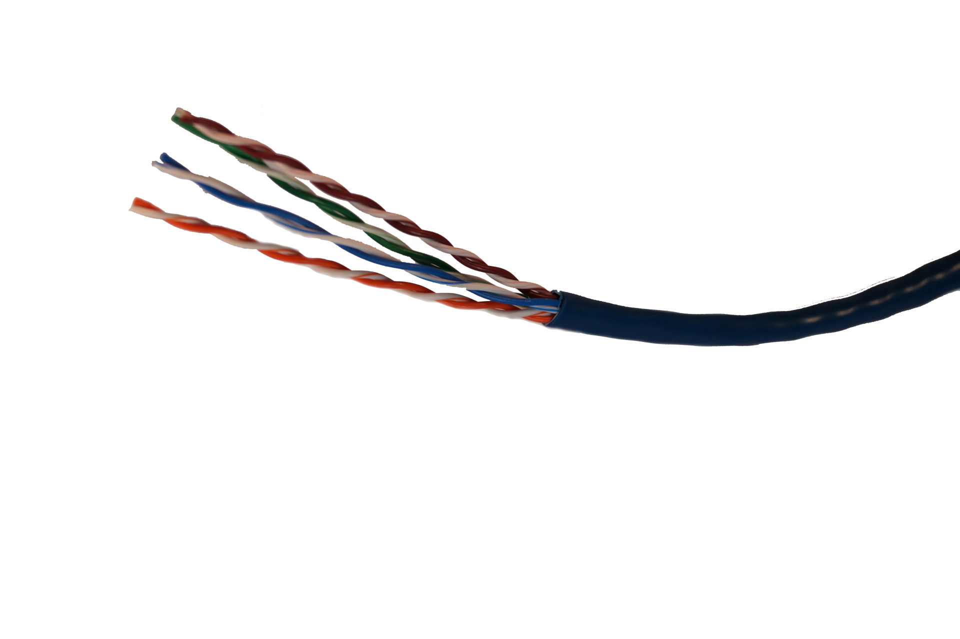 CABLE CAT5E U/UTP 4X2XAWG24 PVC BLUE,305 Mtr Box