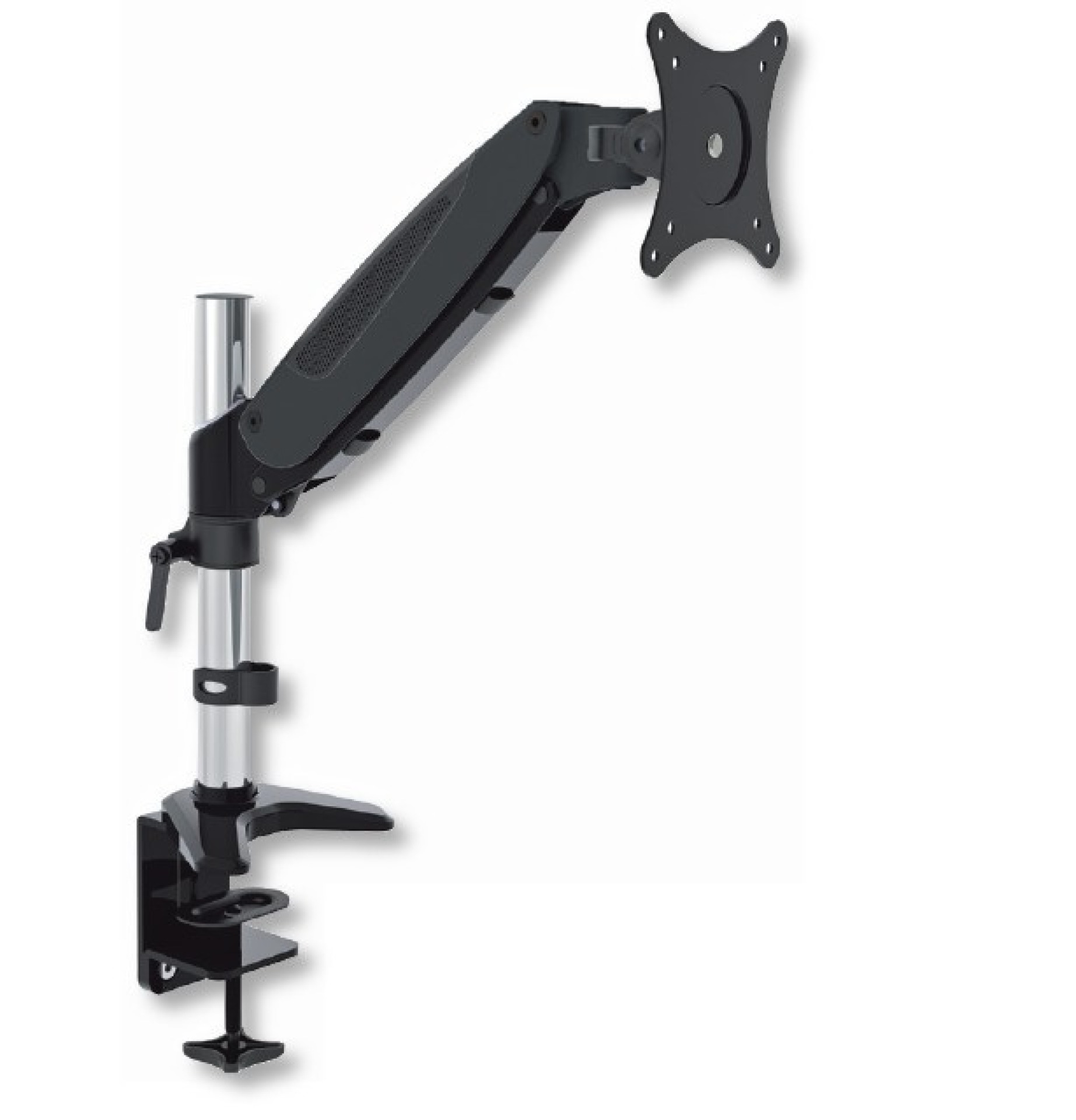 Desk stand for LCD 15"-27", with gas spring