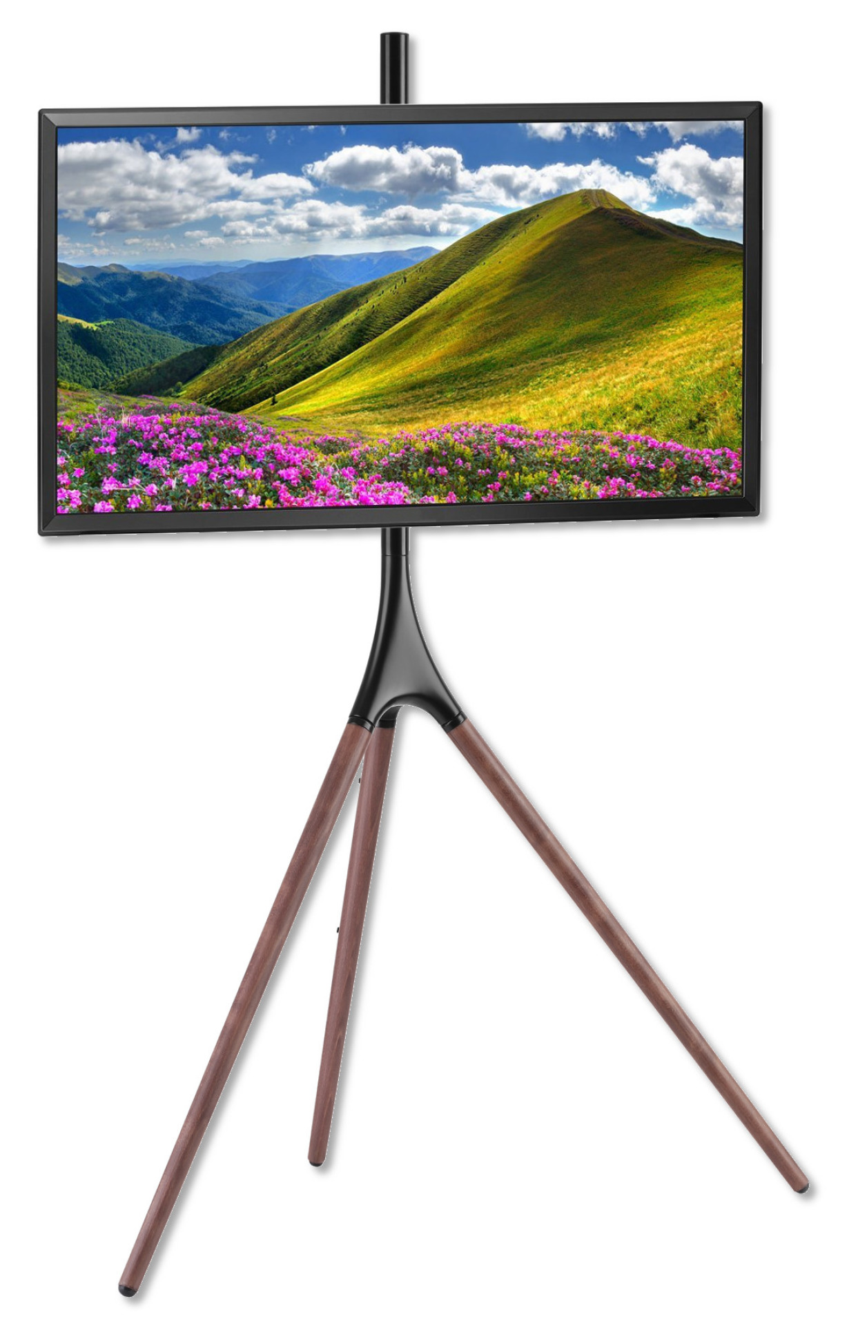 TV LED LCD stand with tripod base 45"-65"