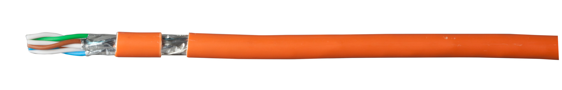 INFRALAN® Cat.7 1000 AWG23, S/FTP 4P CPR Eca orange, 100m