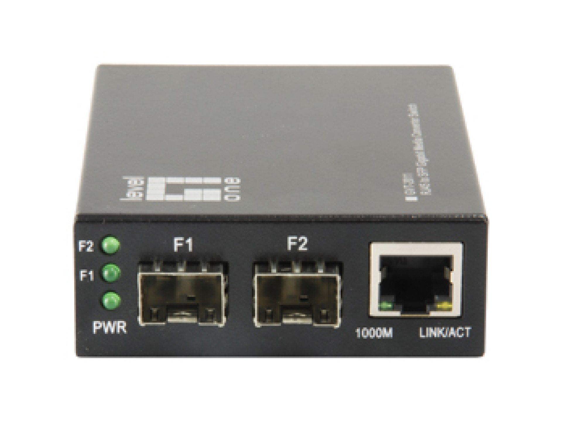 Gigabit RJ45 to SFP Media Converter-Switch, 2x SFP, 1x RJ45