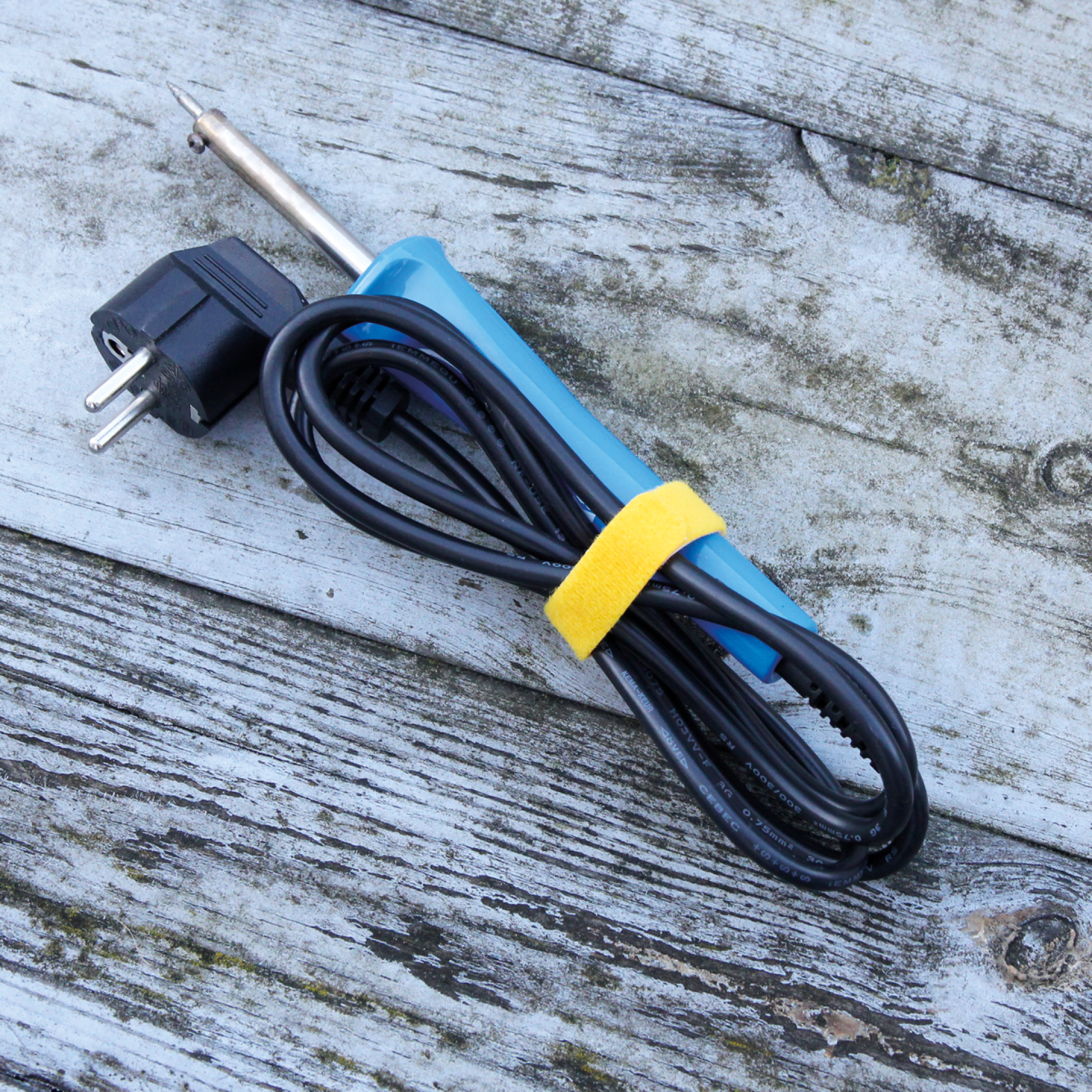 LTC BASIC STRAPS, hook and loops set of 10 pcs yellow/blue/red