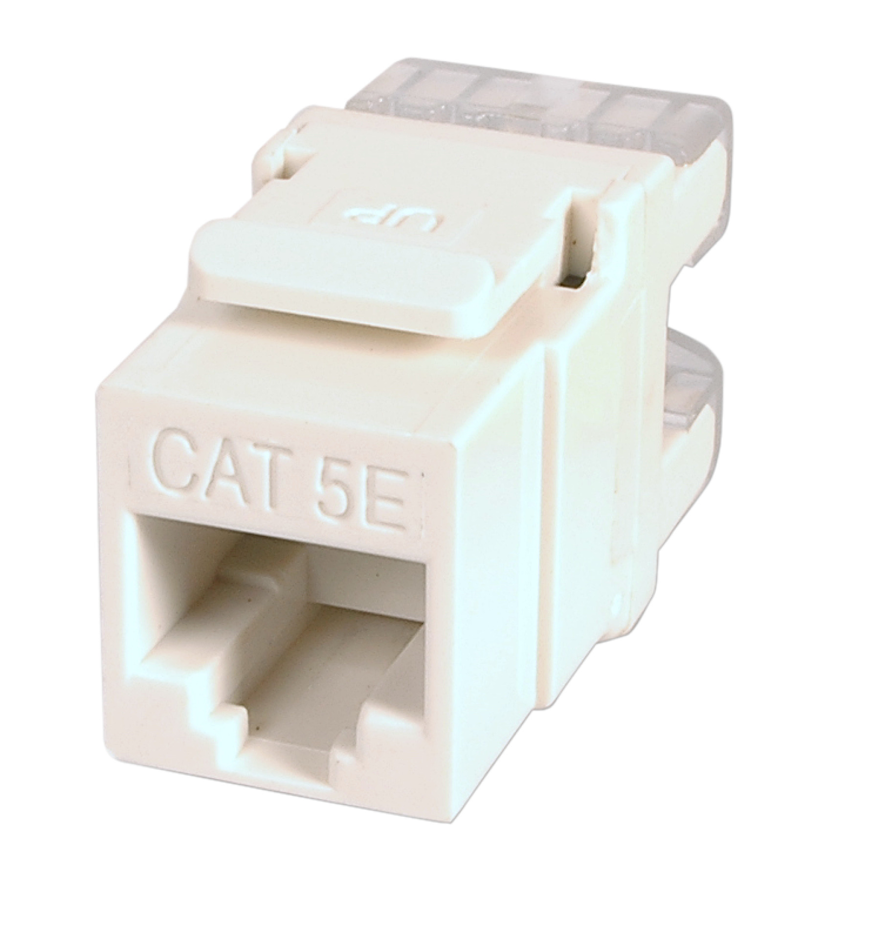 RJ45 Keystone UTP, Cat.5e, 100MHz, Set 12 pieces, white