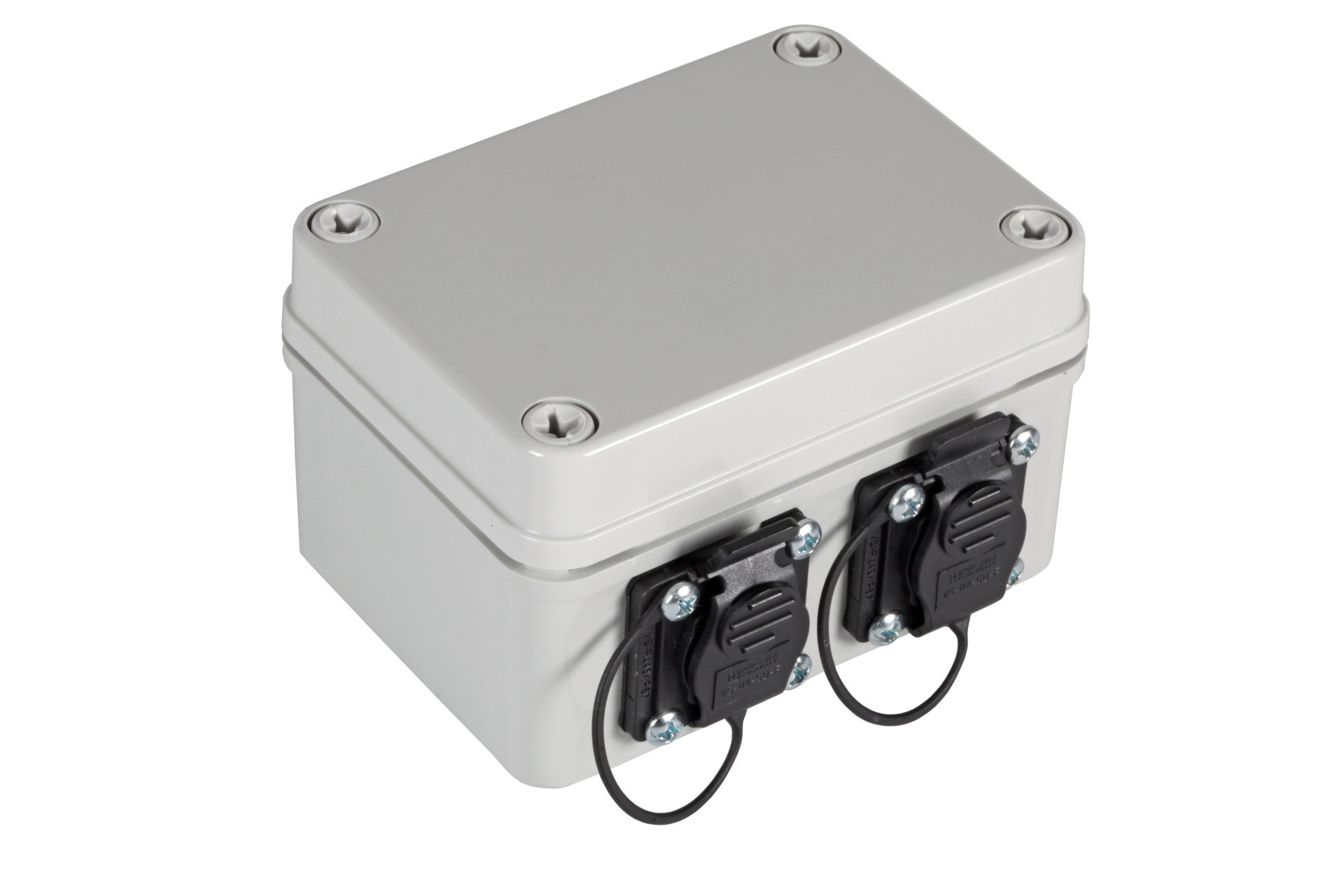 IP67 Distribution Box with 2xRJ45 Ports, Cat.6A, 2xM16 couplings