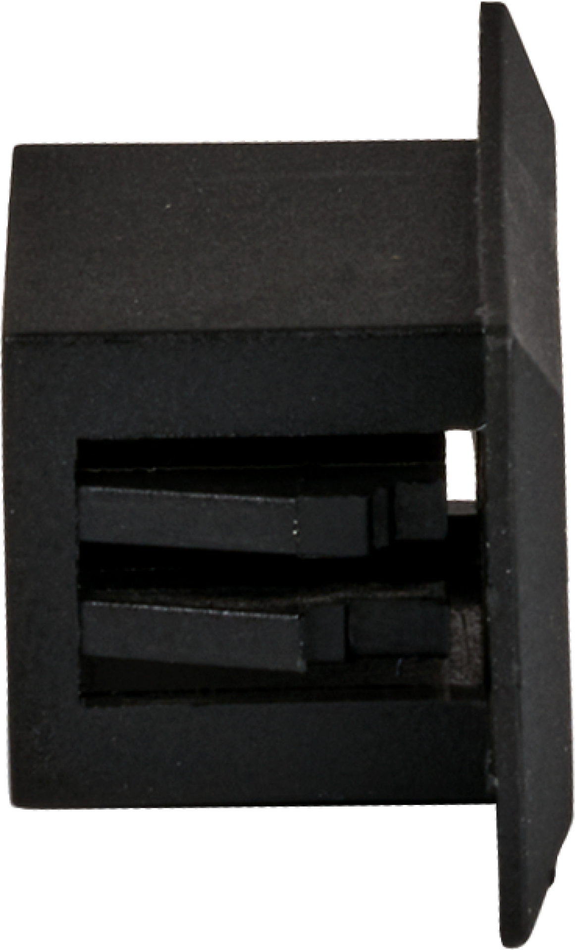 Dust cover plastic black for E2000®/SC simplex/LC-Duplex, PU 100