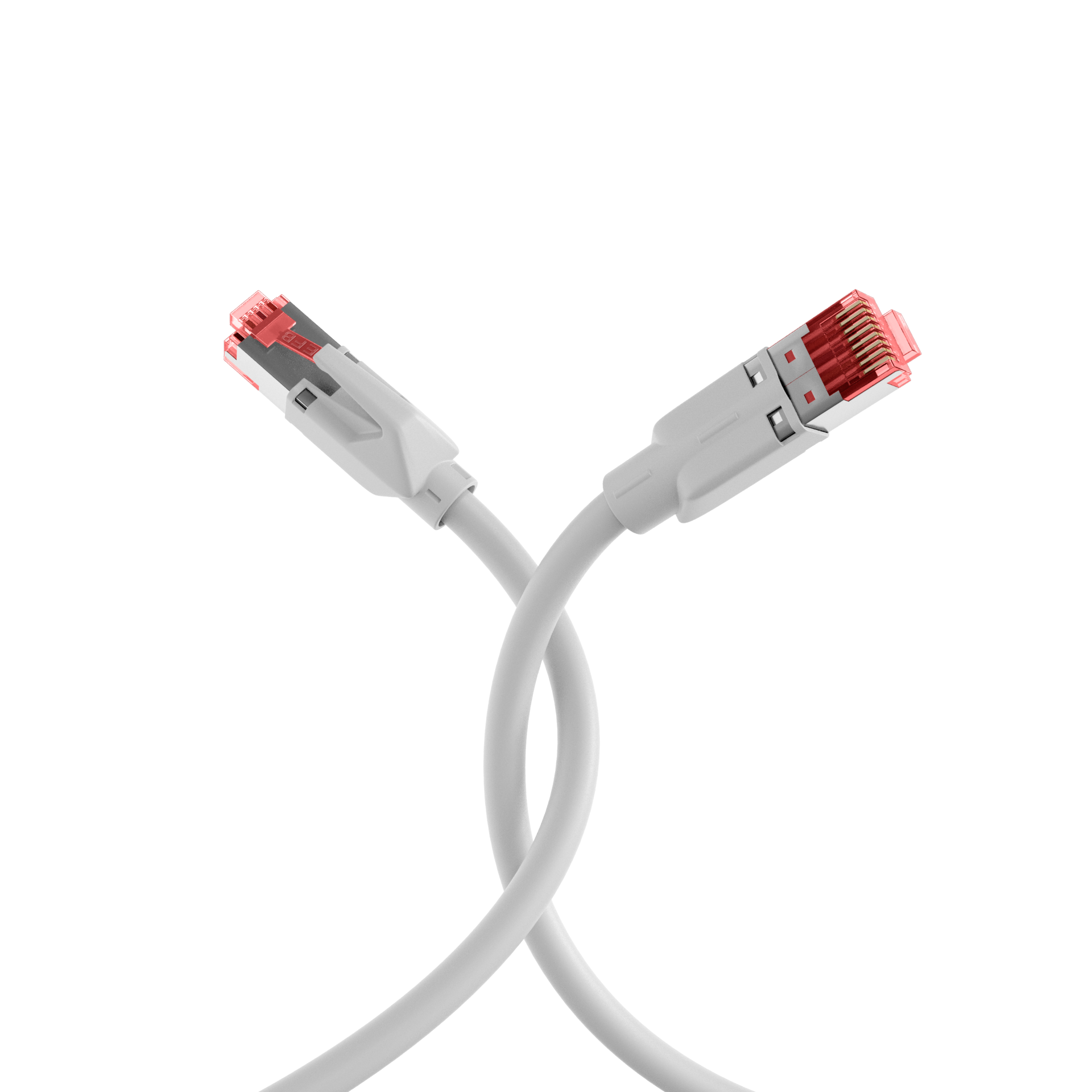 RJ45 Patch Cord Cat.6A S/FTP LSZH Draka UC900 TM21 white 30m