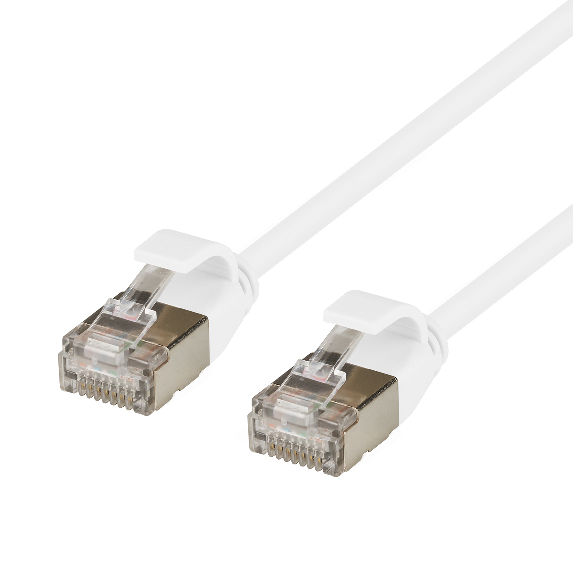 RJ45 Patch Cord Cat.6A U/FTP TPE4mm ultraflex grey 0,25m