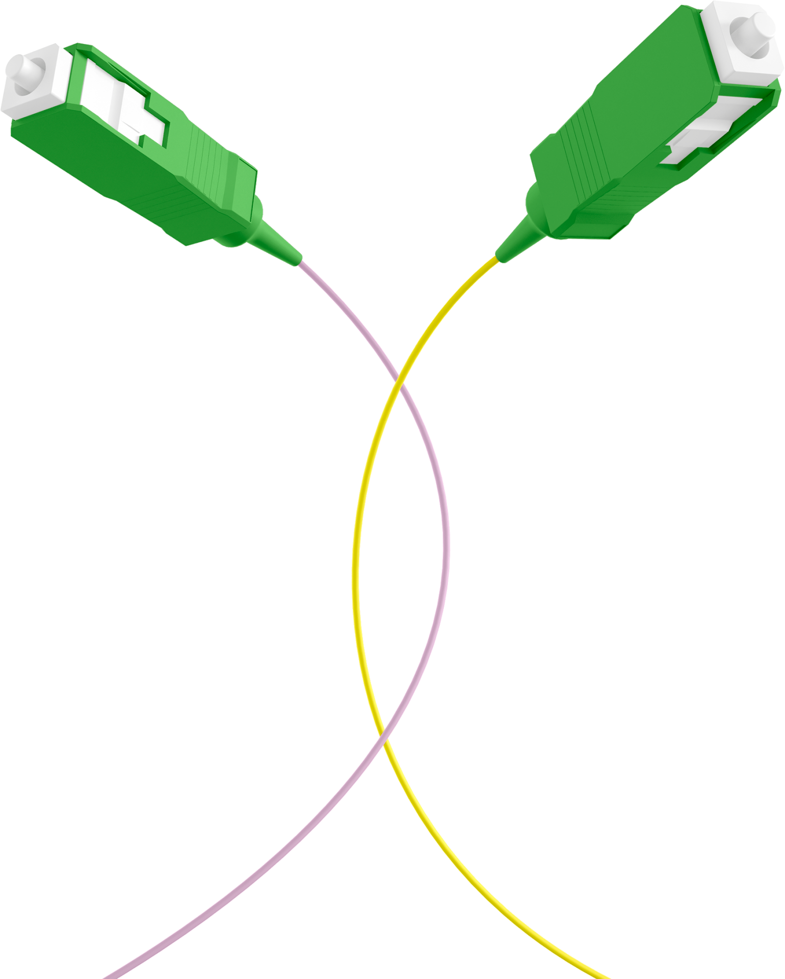 Fiber Pigtail SC/APC OS2 G652D-colored set 2m - 12 pieces