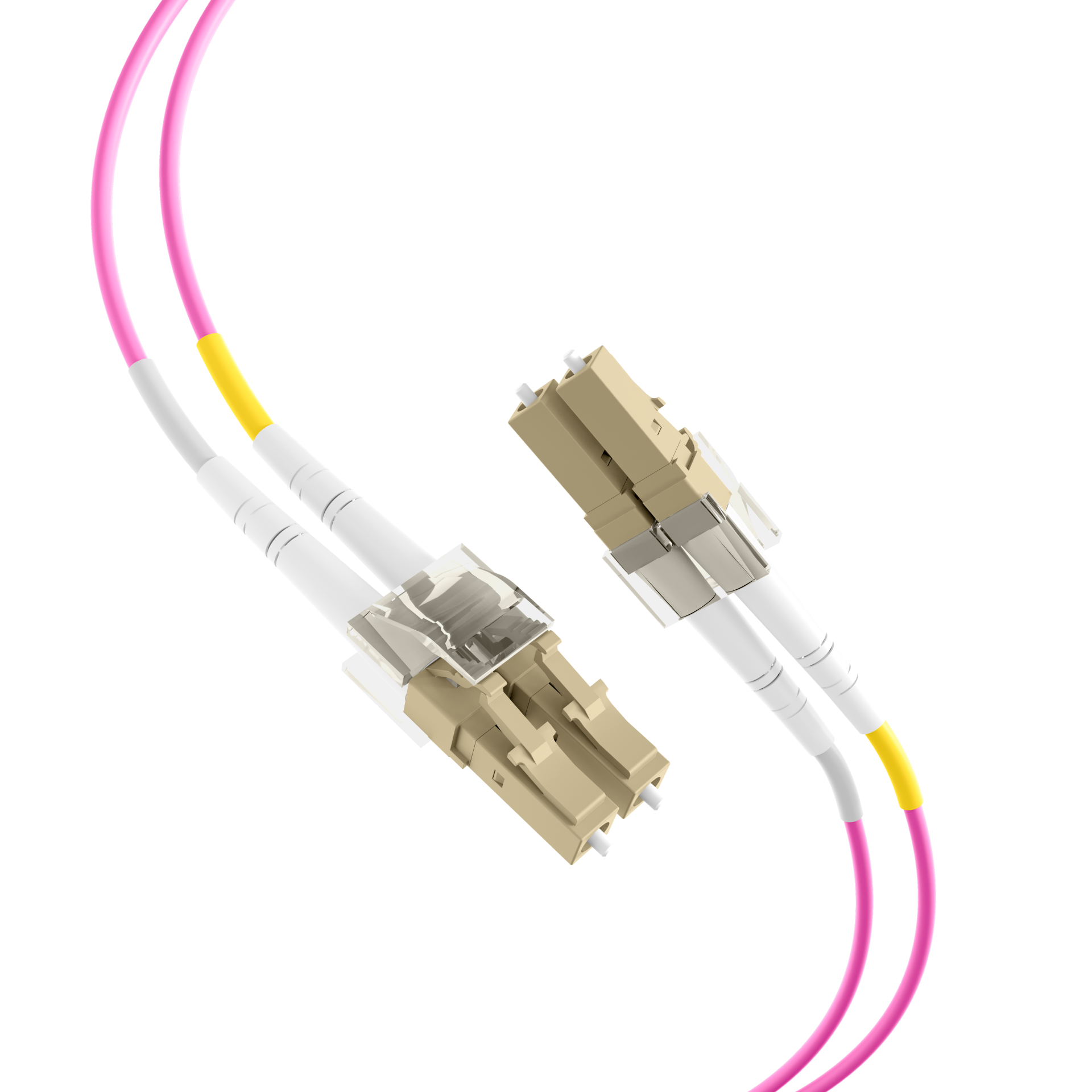 Duplex Patchcable LC-LC 50/125µ, OM4, Flat Twin
