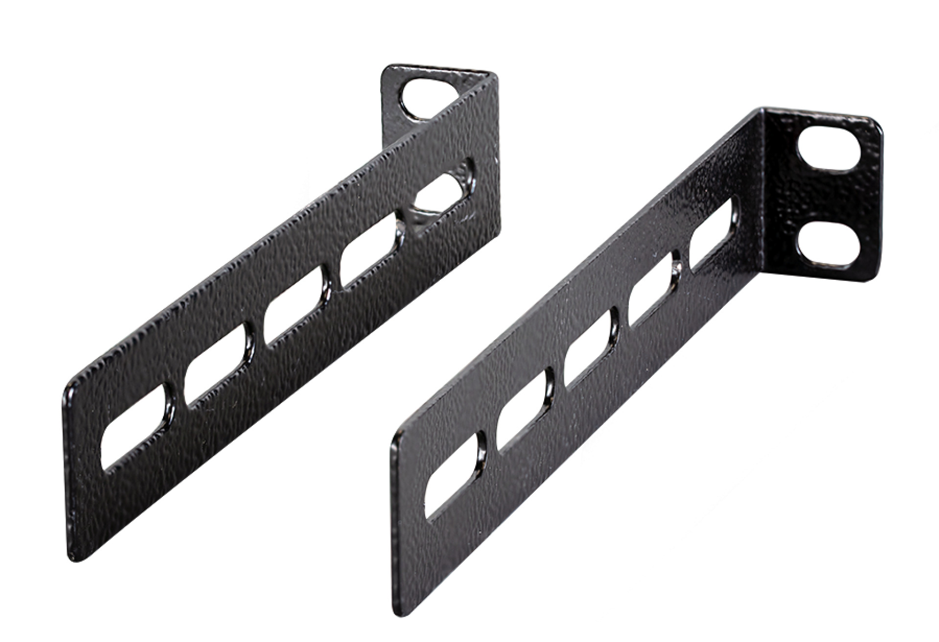 Brackets Set for Shelves 1/2/3U, 2 Pieces, RAL7035