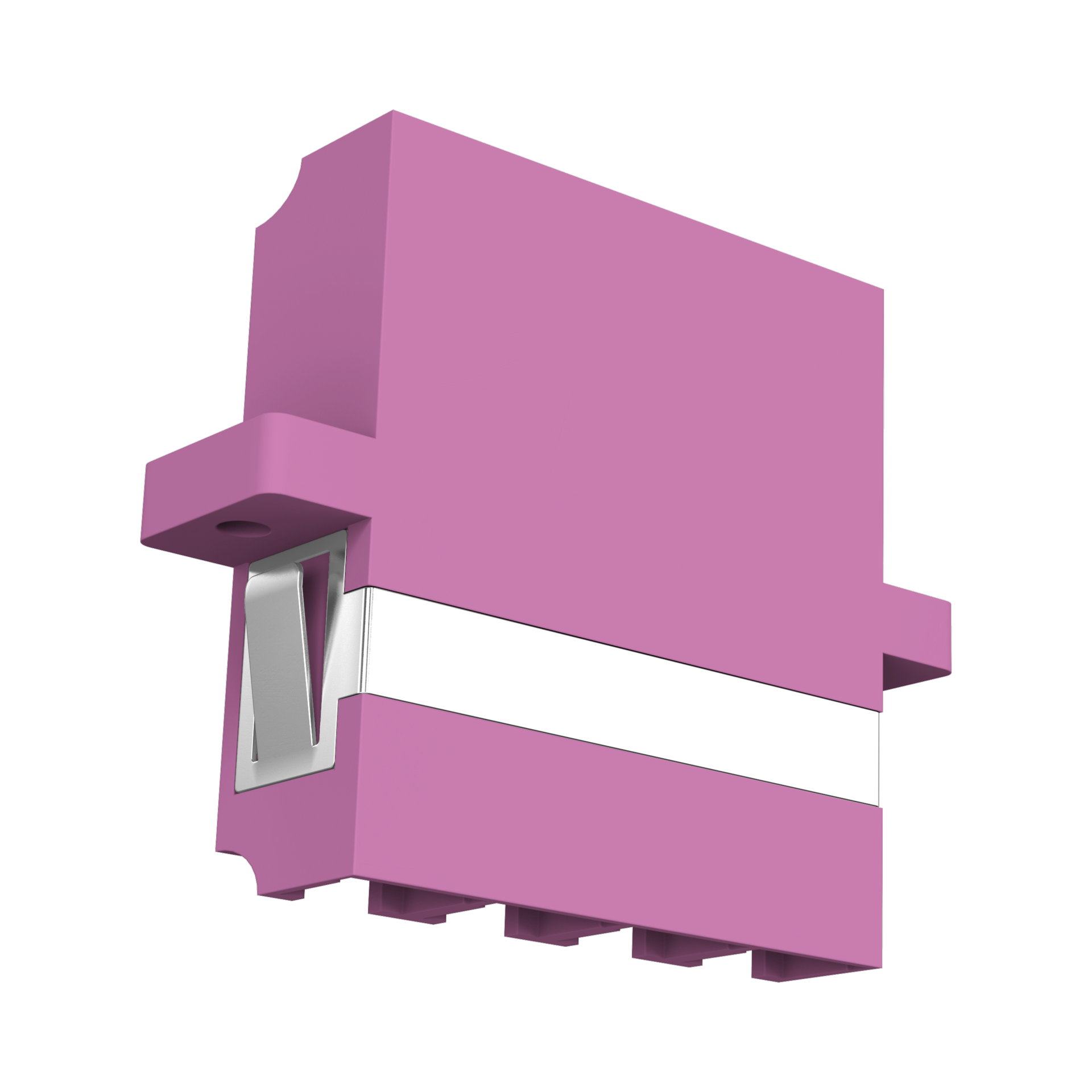 Adapter  LC Quad OM4 erica violet 