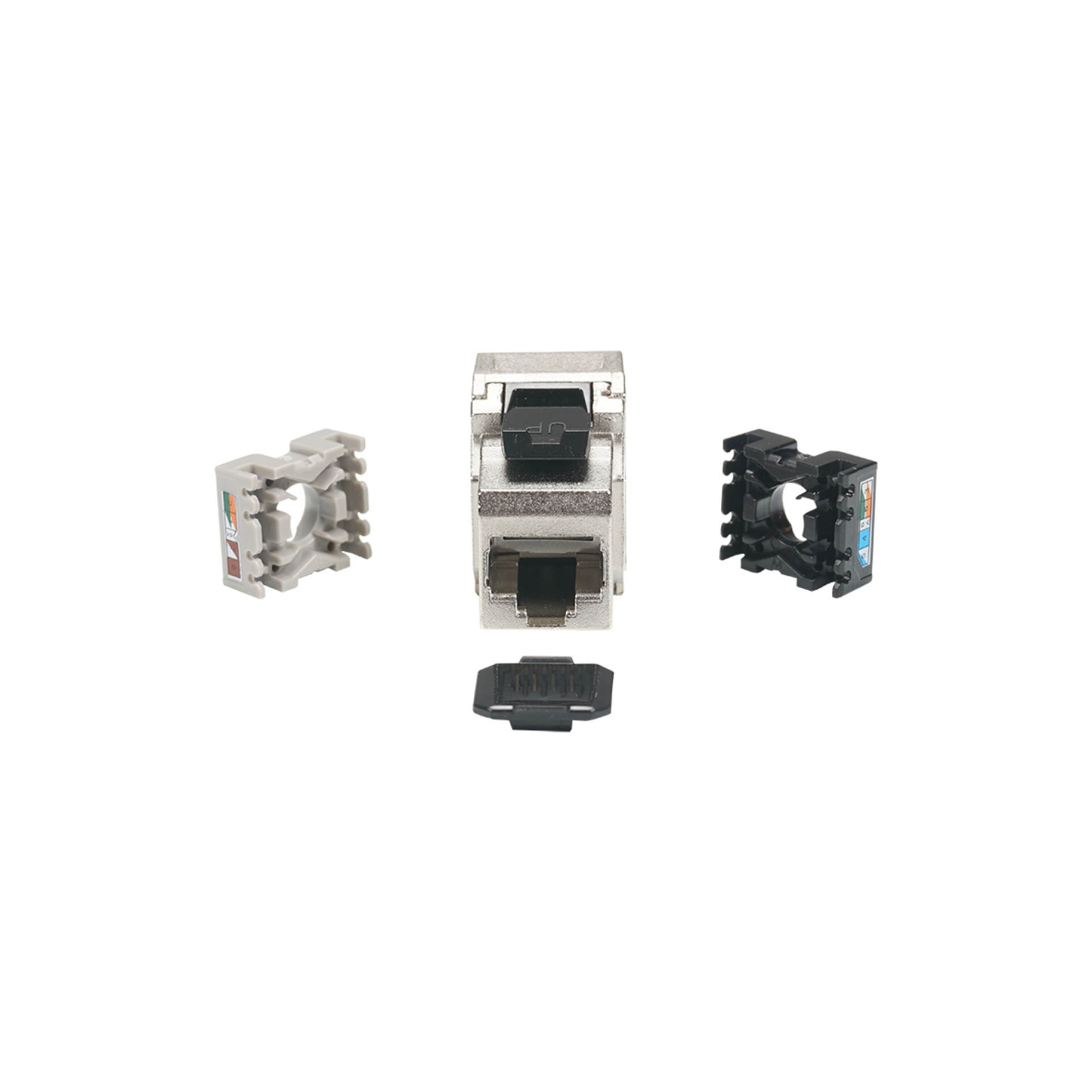 RJ45 Keystone STP, Cat.6A, 500MHz, component certified